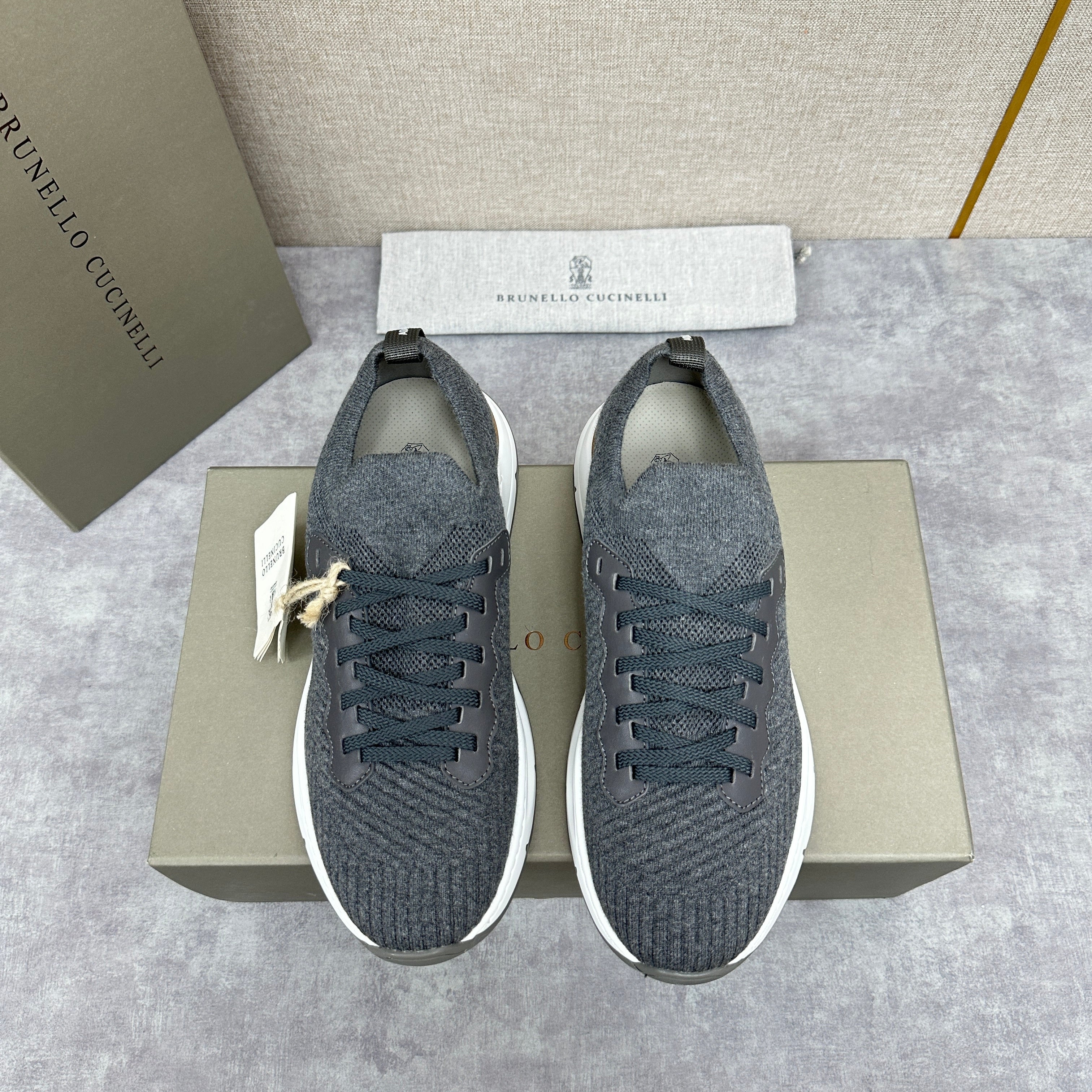 Grey, Dark grey, Blue and Black Shoes