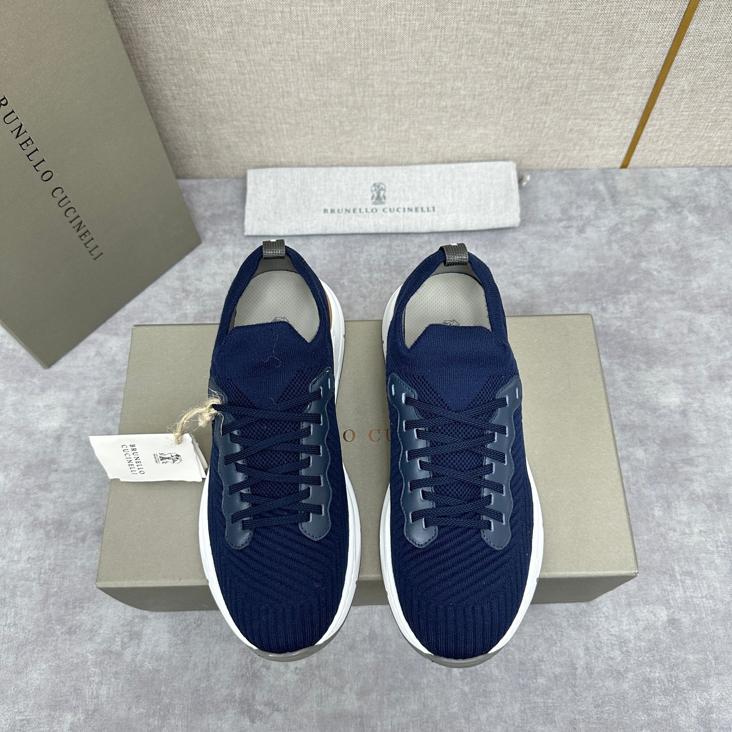 Grey, Dark grey, Blue and Black Shoes