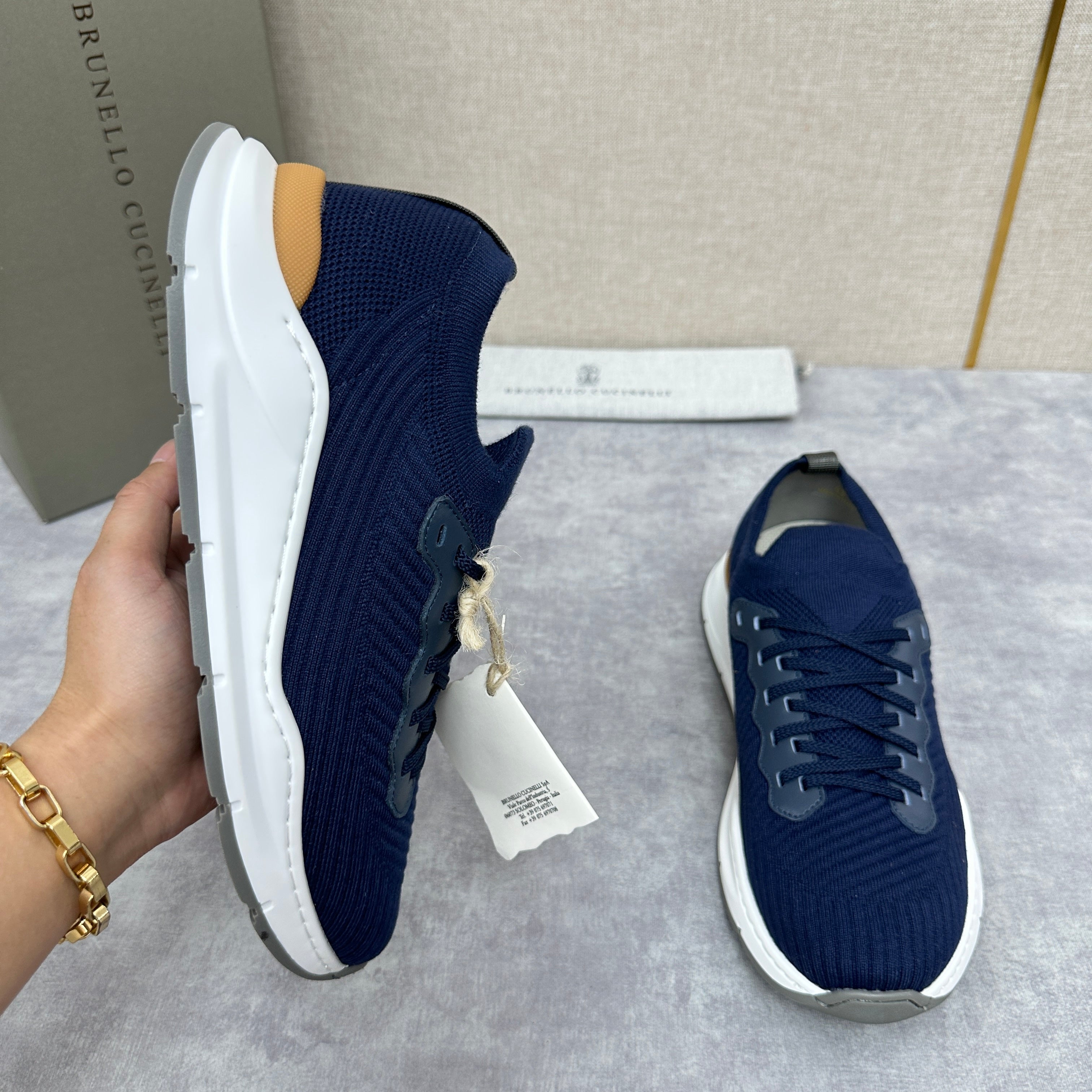 Grey, Dark grey, Blue and Black Shoes
