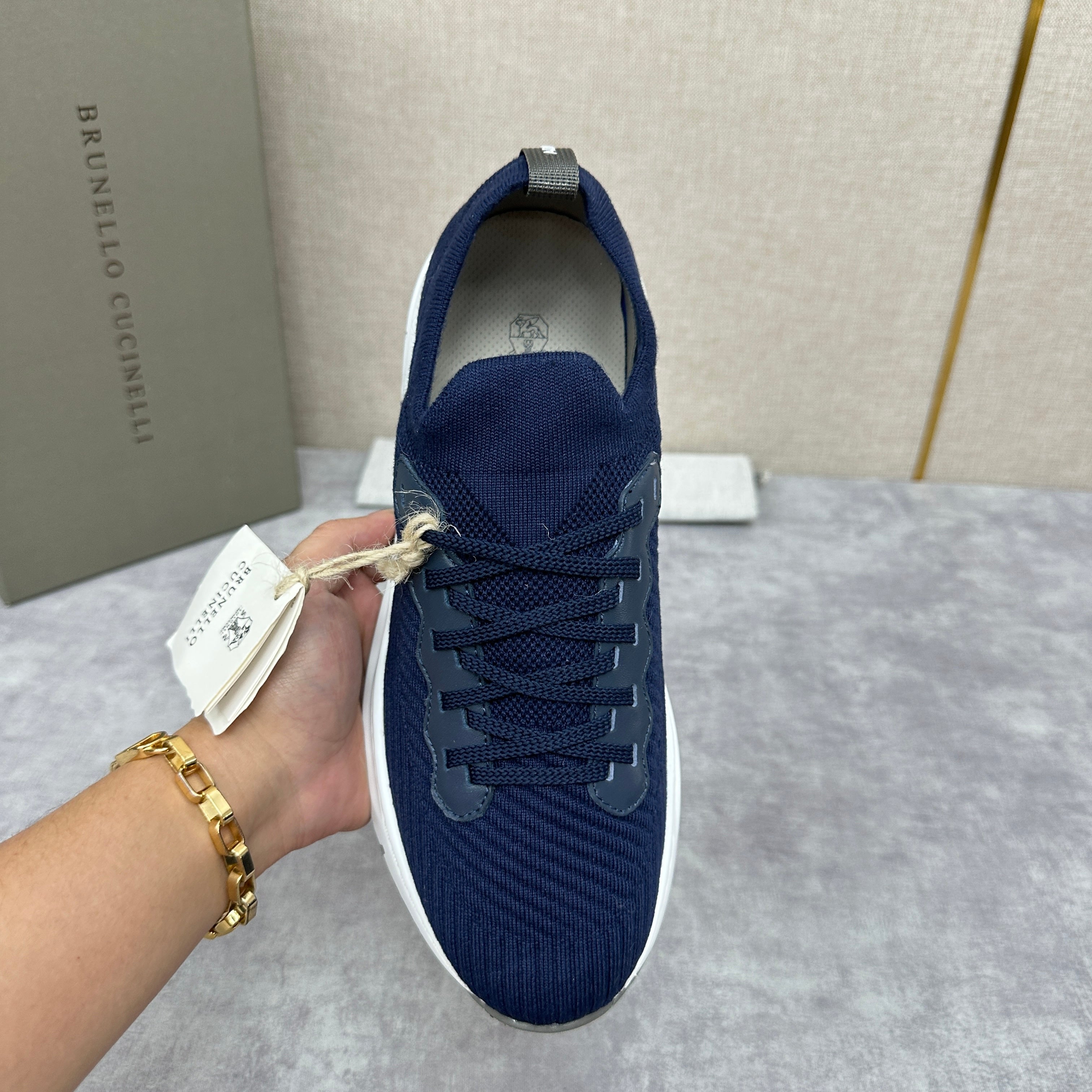 Grey, Dark grey, Blue and Black Shoes