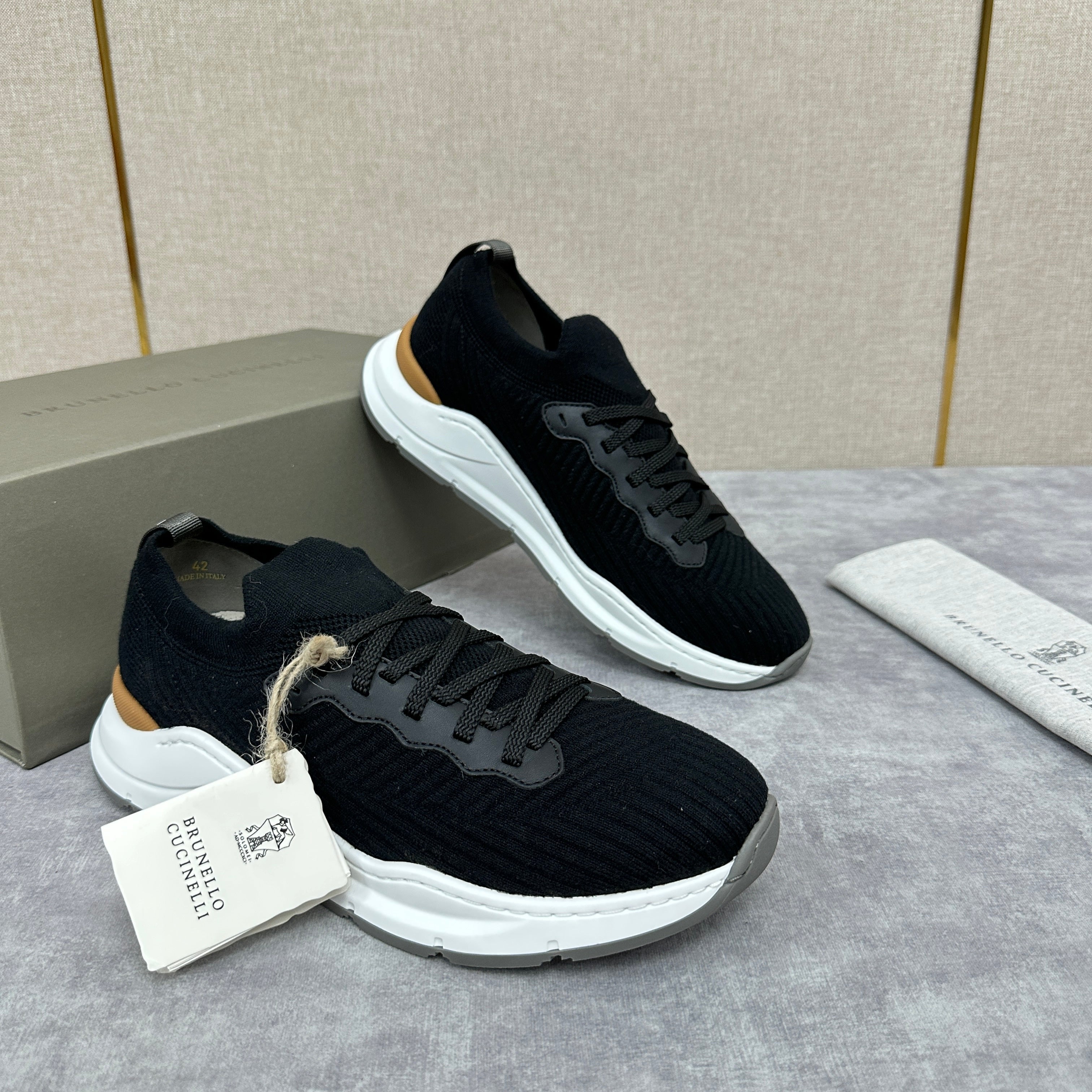 Grey, Dark grey, Blue and Black Shoes
