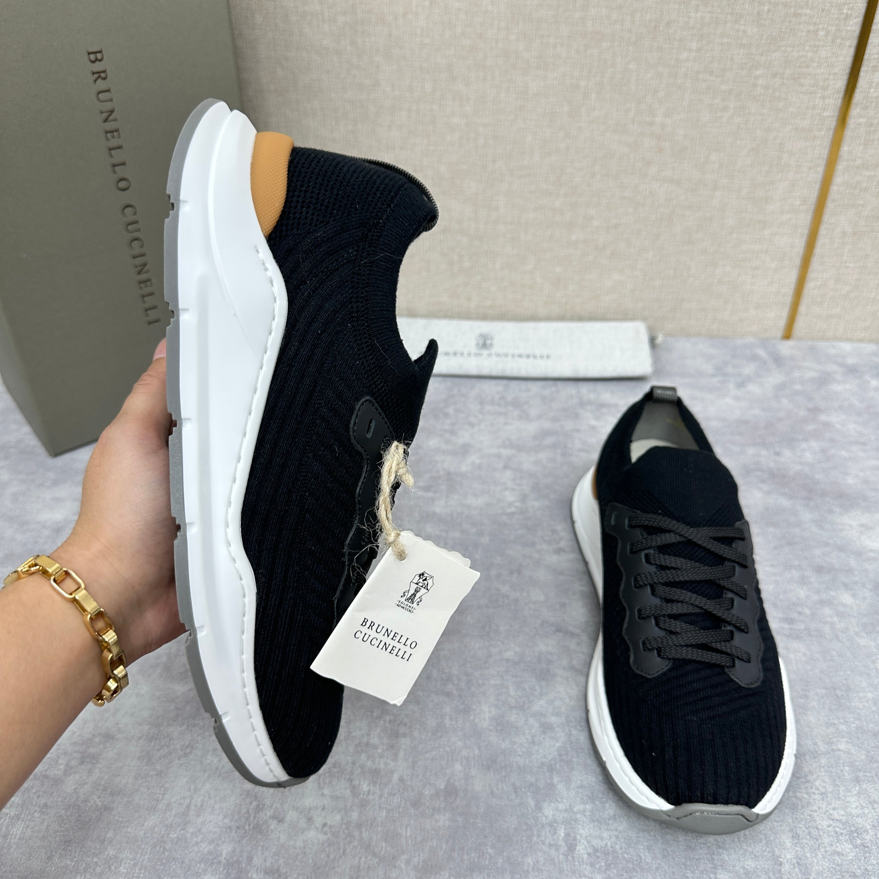 Grey, Dark grey, Blue and Black Shoes