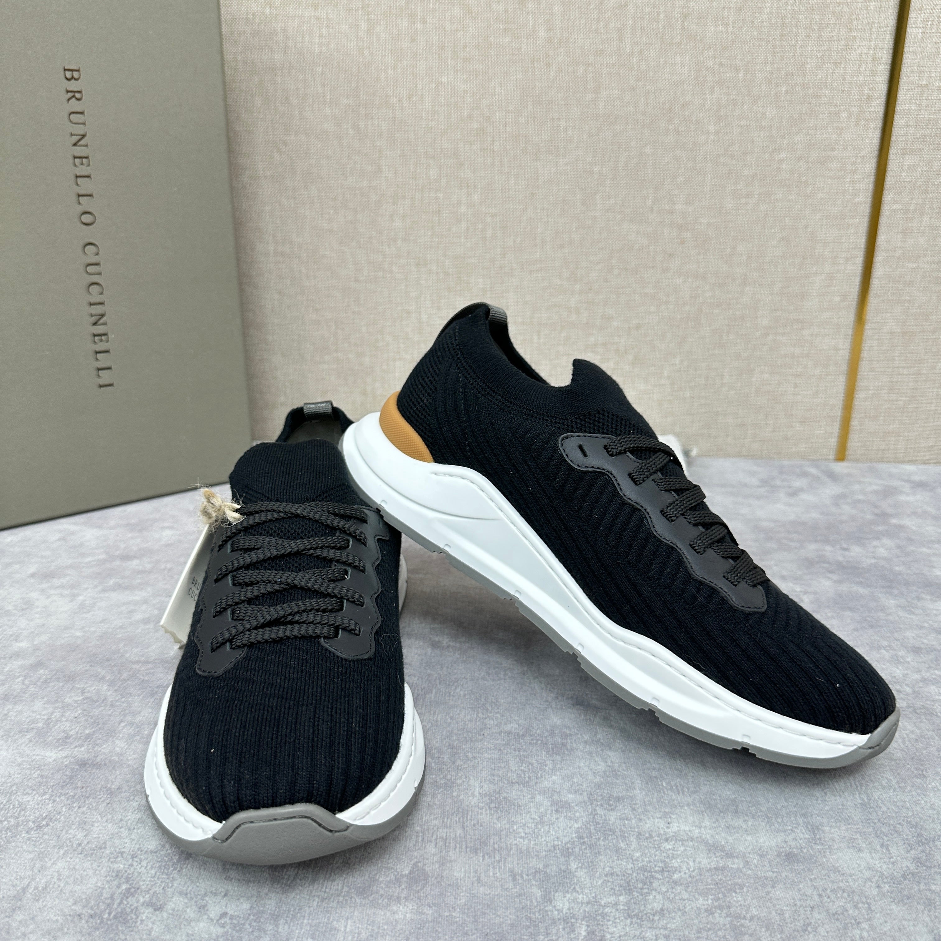 Grey, Dark grey, Blue and Black Shoes