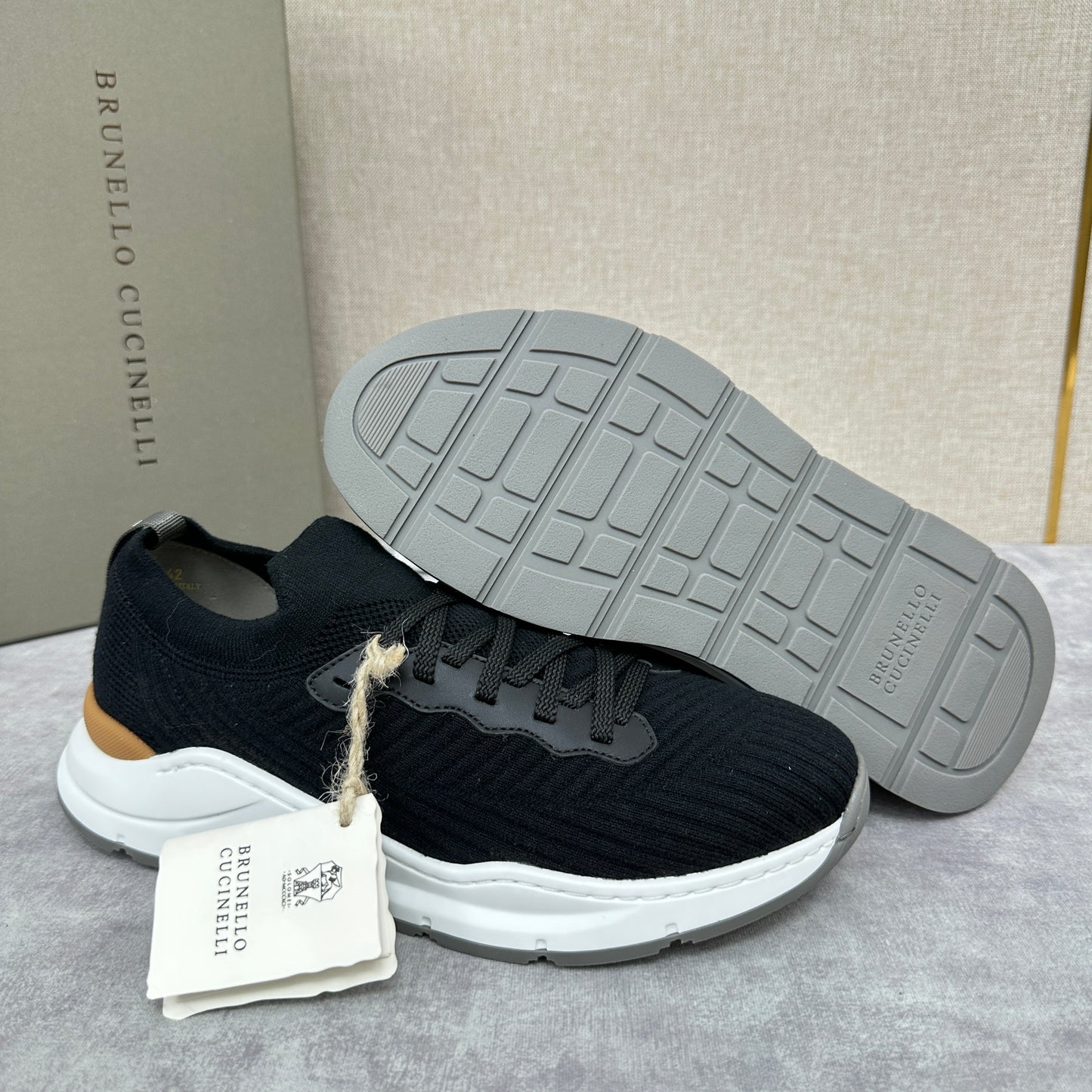 Grey, Dark grey, Blue and Black Shoes