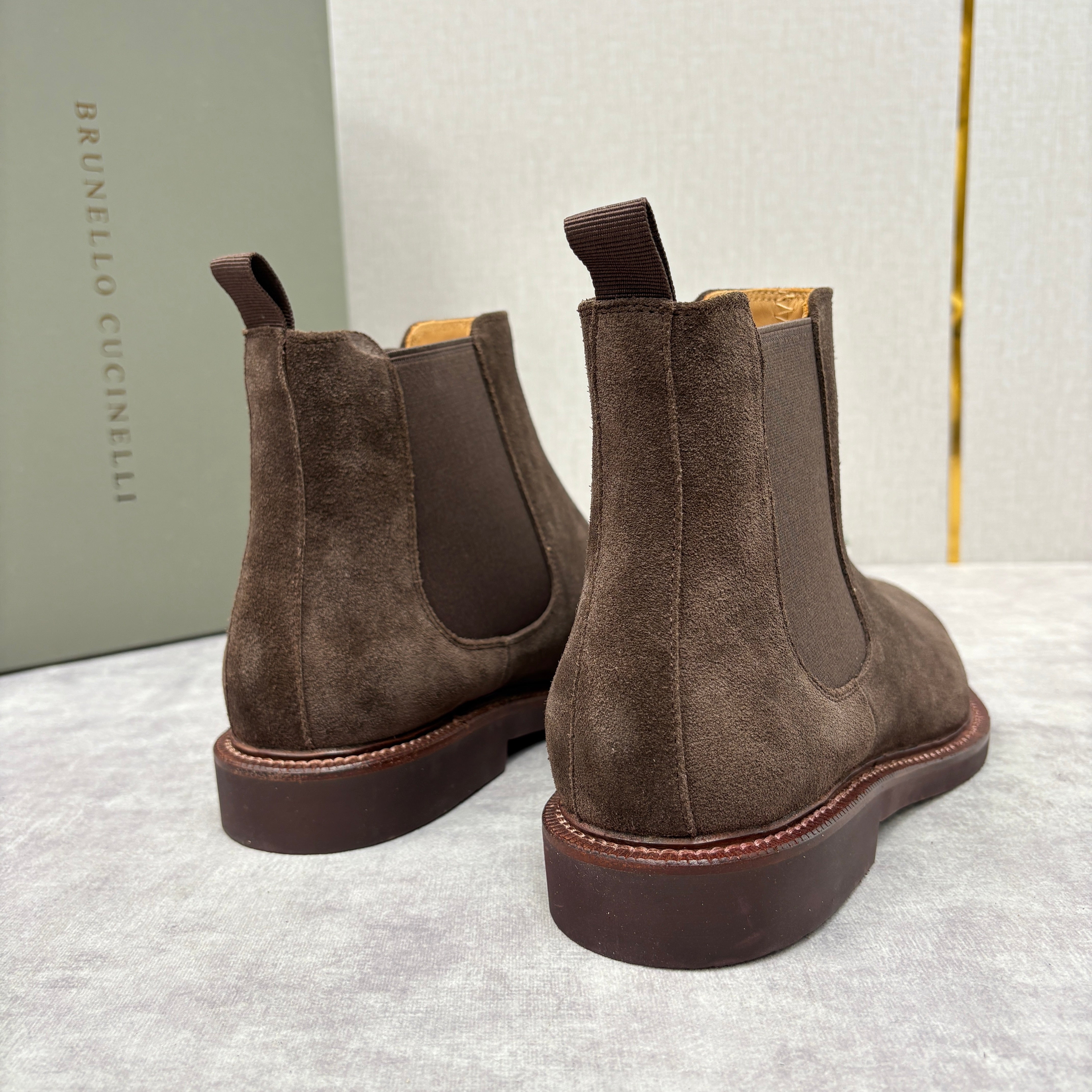 Tan, Dark Brown, Grey and Black Shoes - FashionHype.xyz