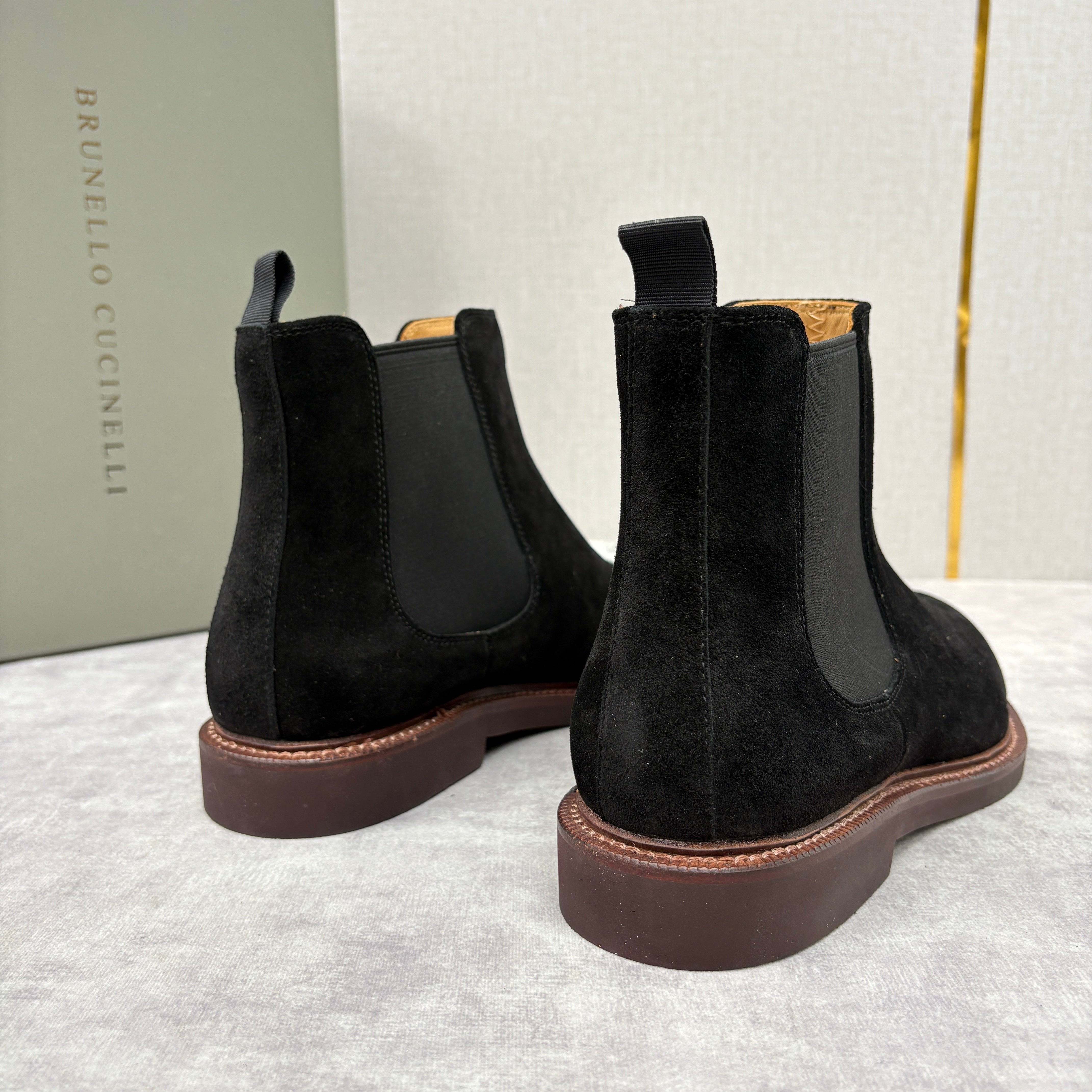 Tan, Dark Brown, Grey and Black Shoes - FashionHype.xyz