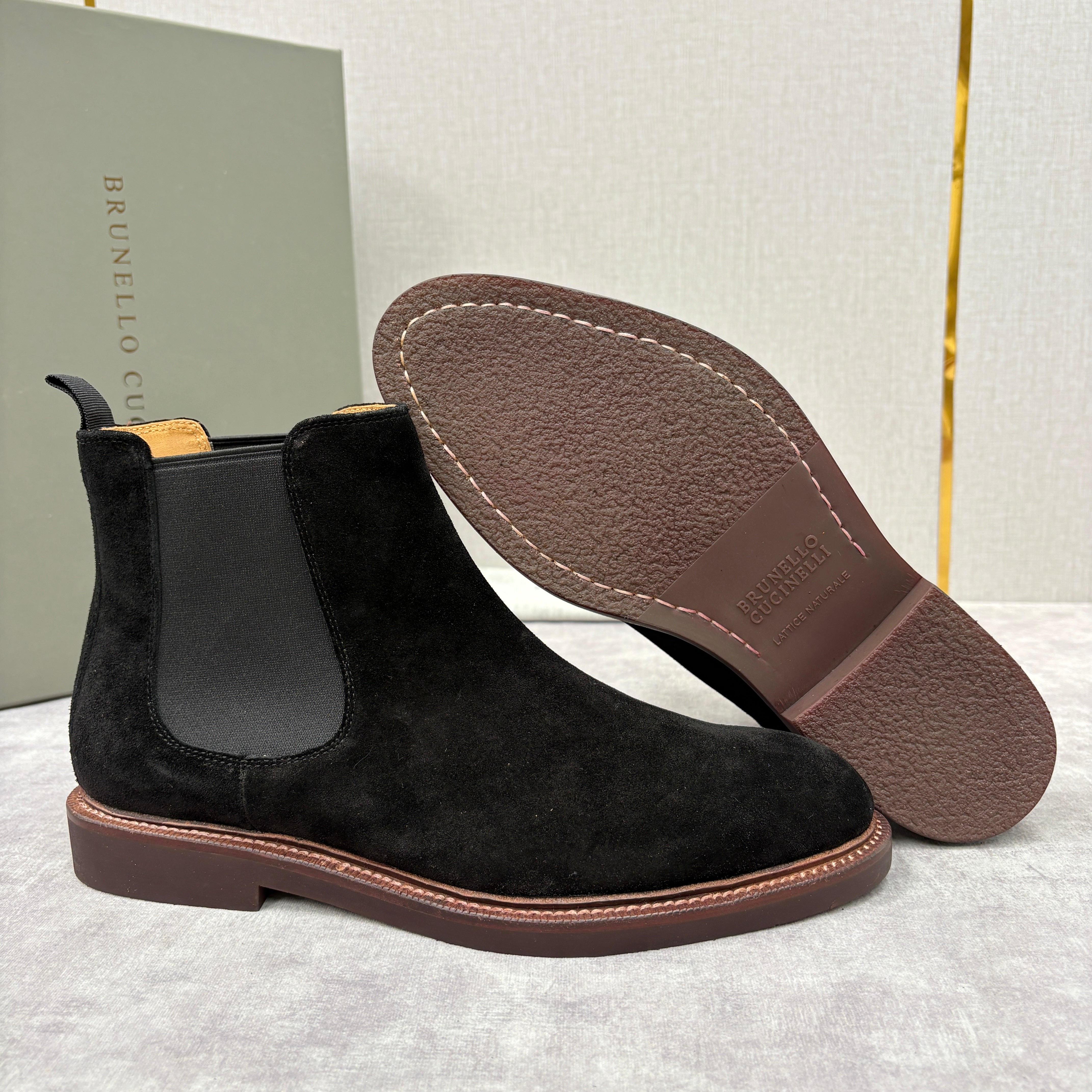 Tan, Dark Brown, Grey and Black Shoes - FashionHype.xyz