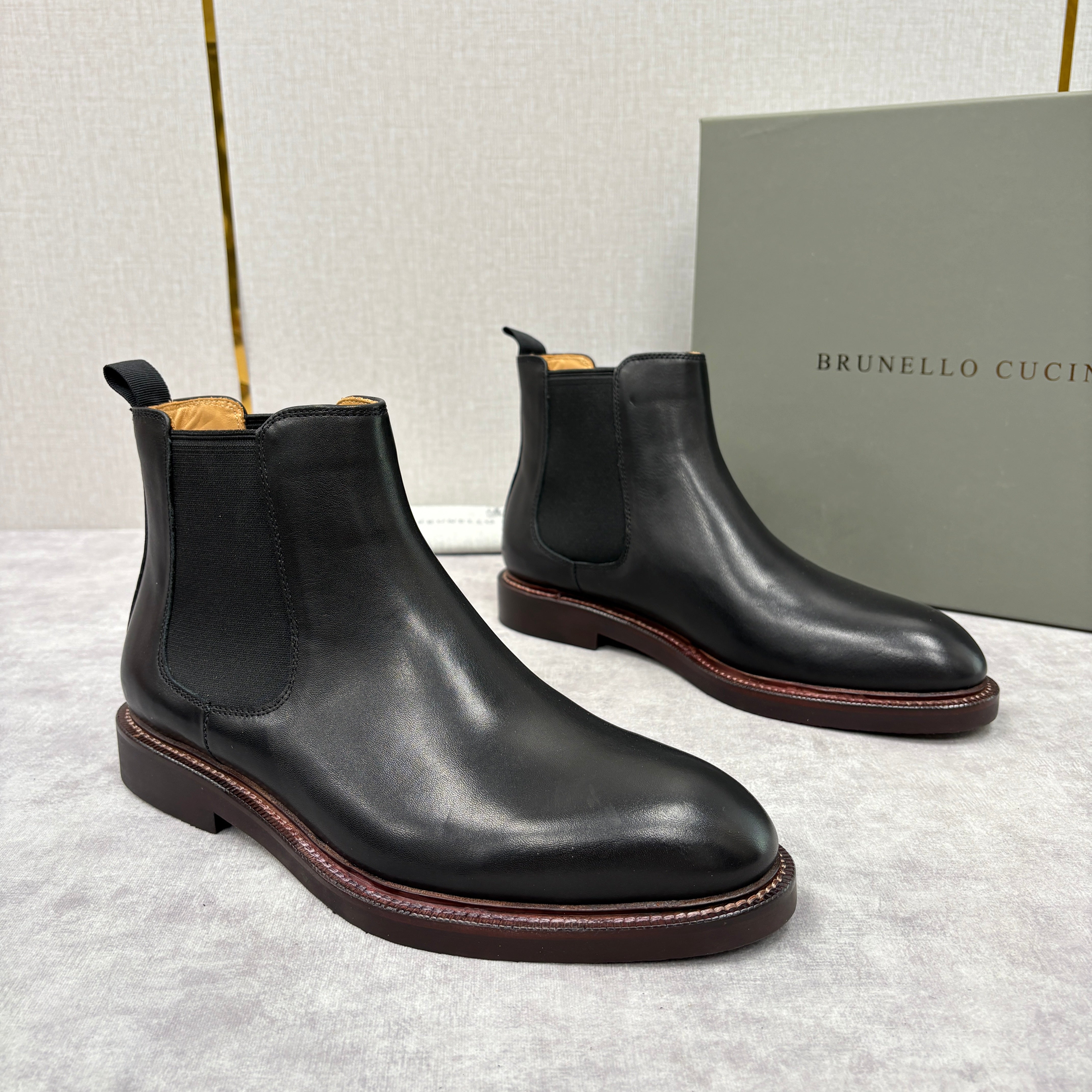 Black and Brown Shoes