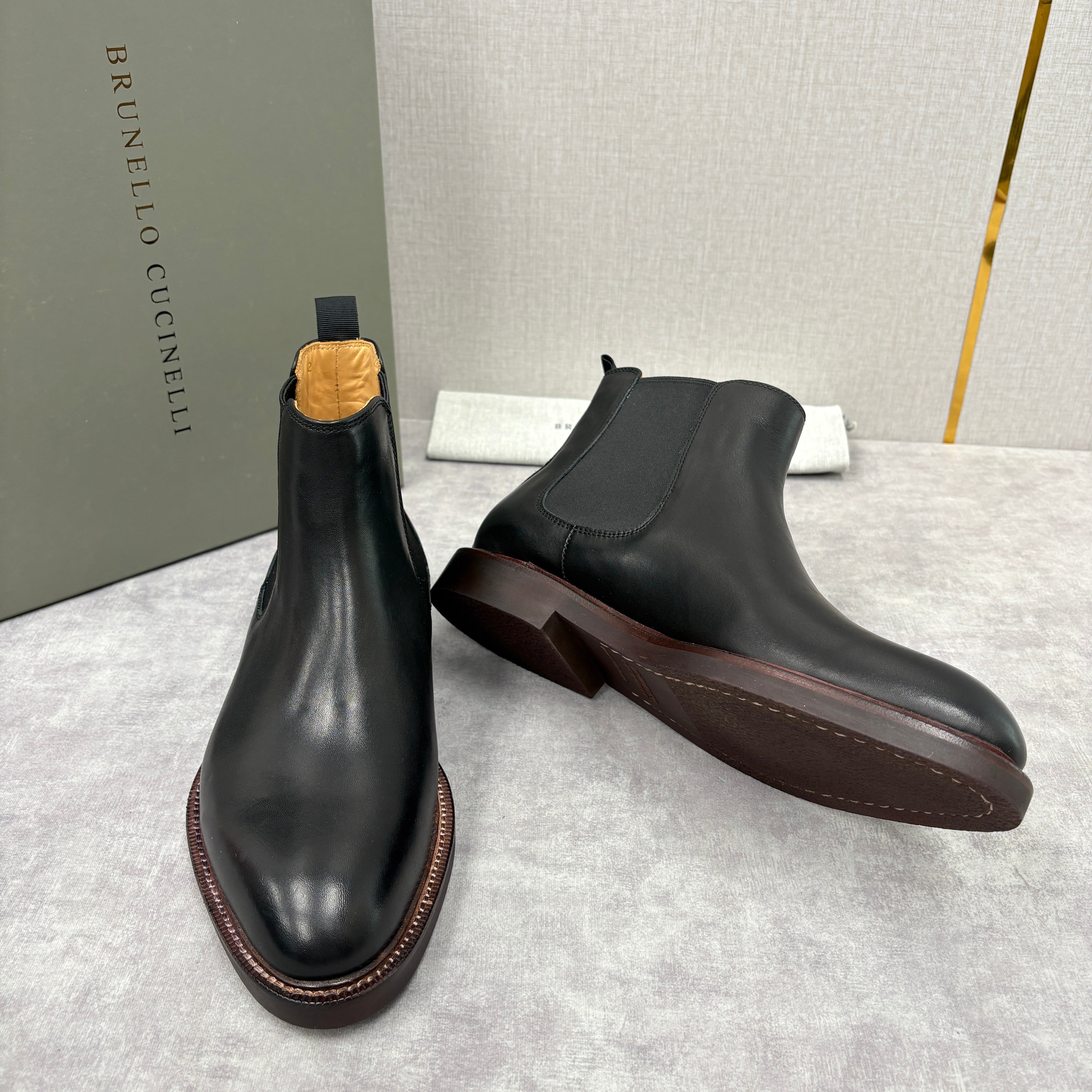 Black and Brown Shoes