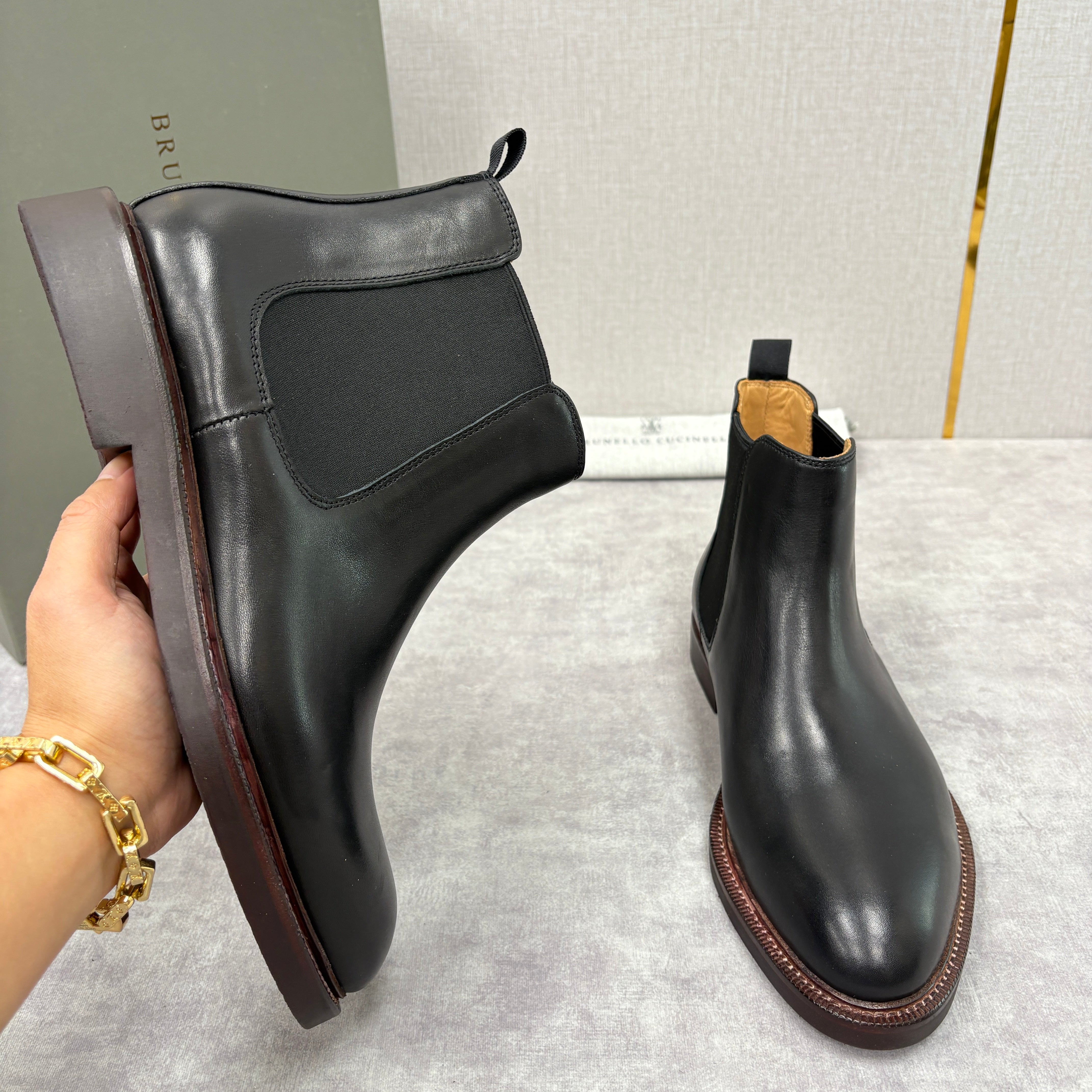 Black and Brown Shoes