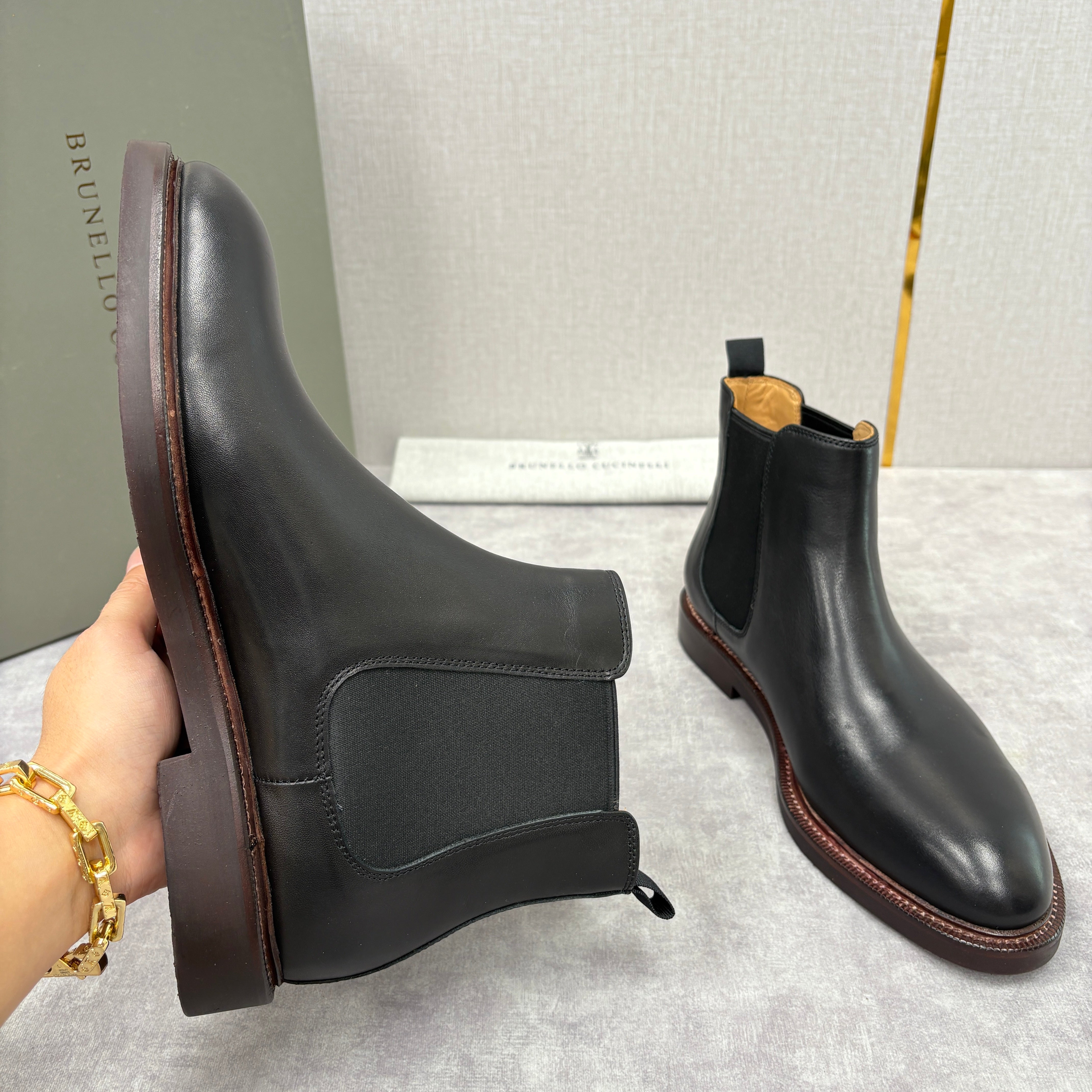 Black and Brown Shoes