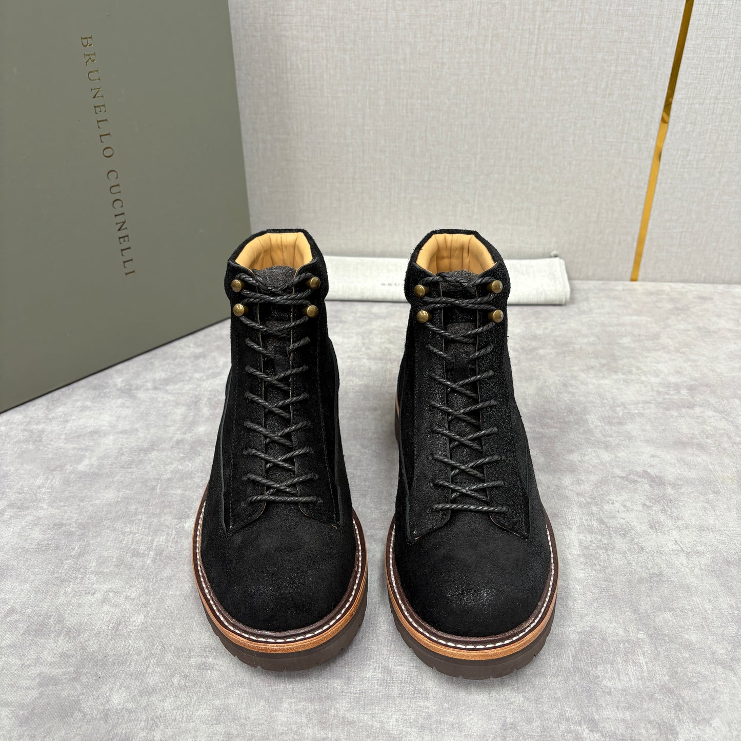 Brown and Black Shoes