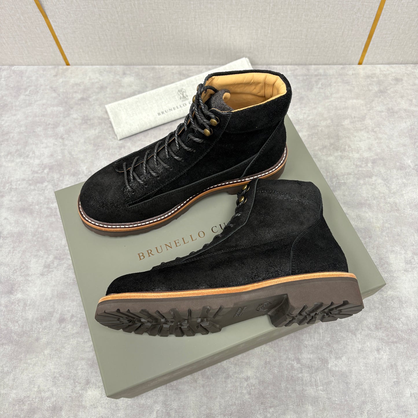 Brown and Black Shoes