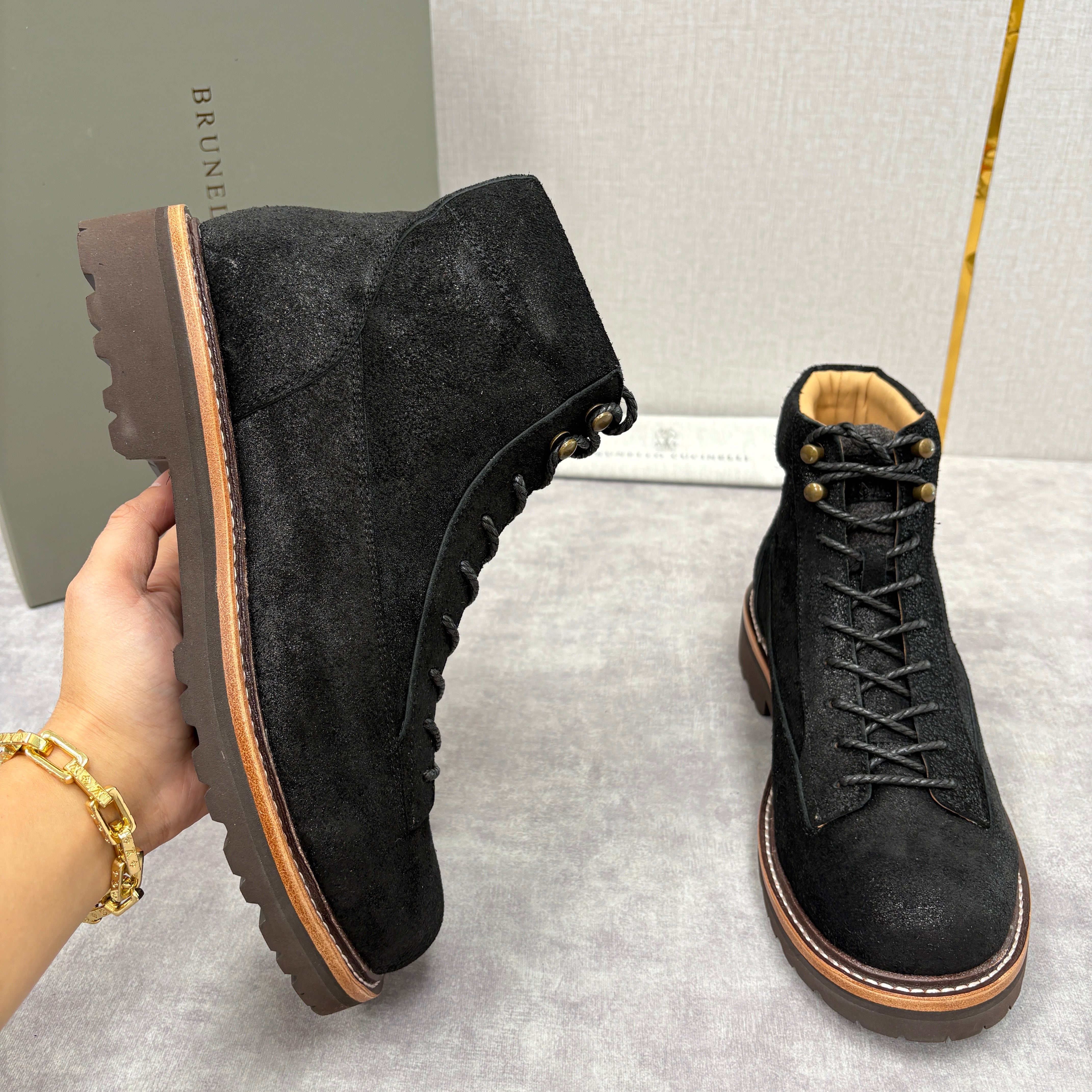 Brown and Black Shoes - FashionHype.xyz