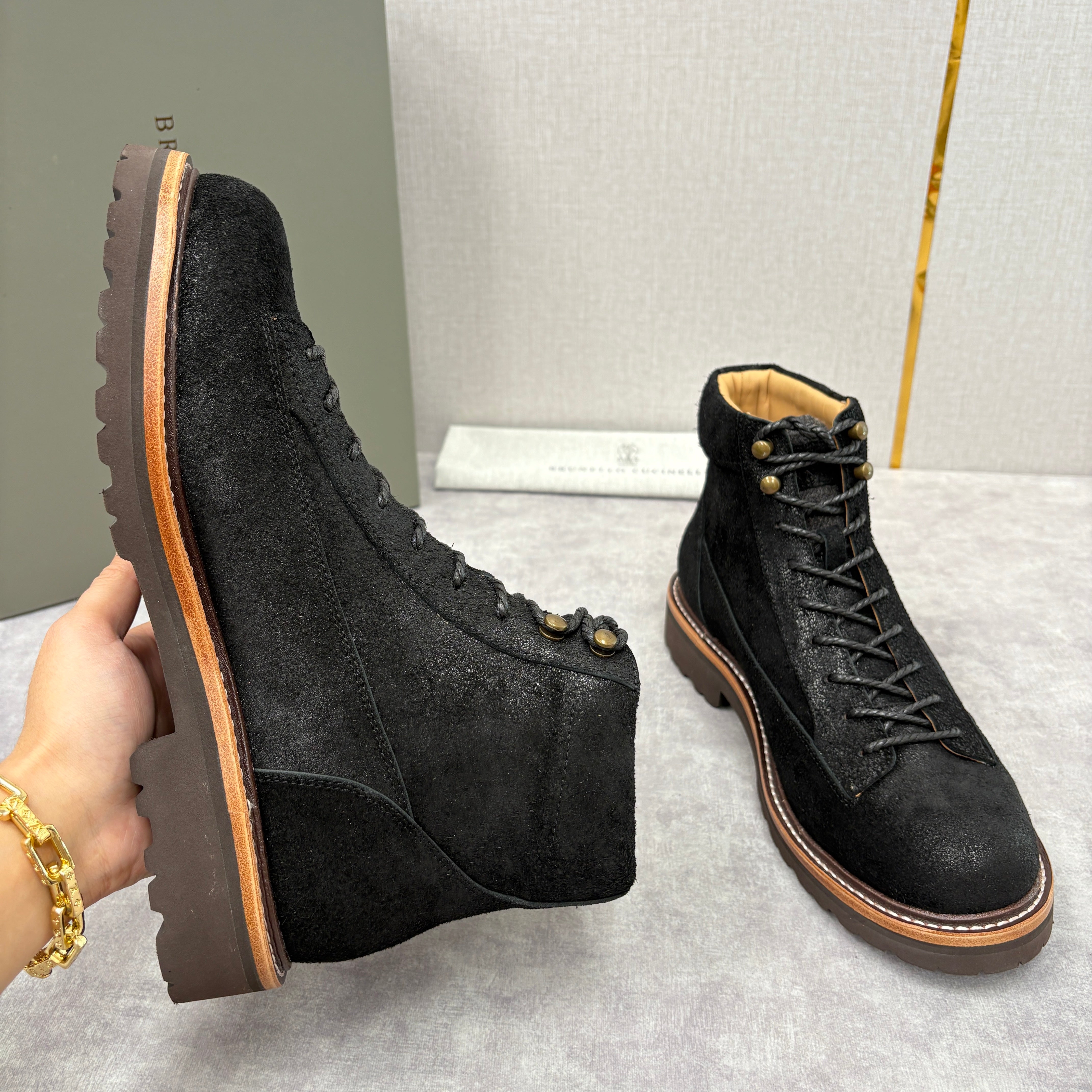 Brown and Black Shoes - FashionHype.xyz