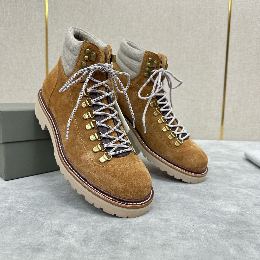 Brown and Dark brown Shoes
