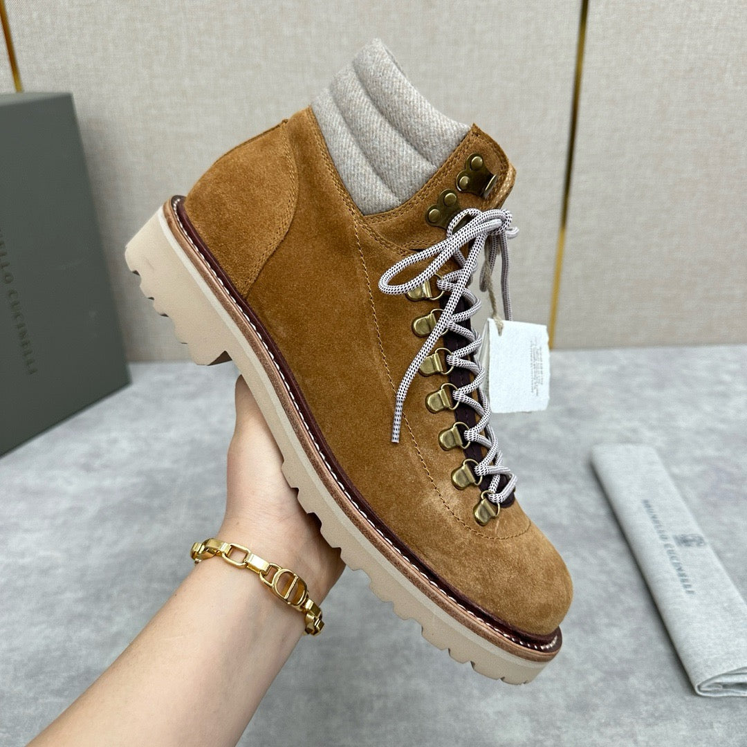 Brown and Dark brown Shoes