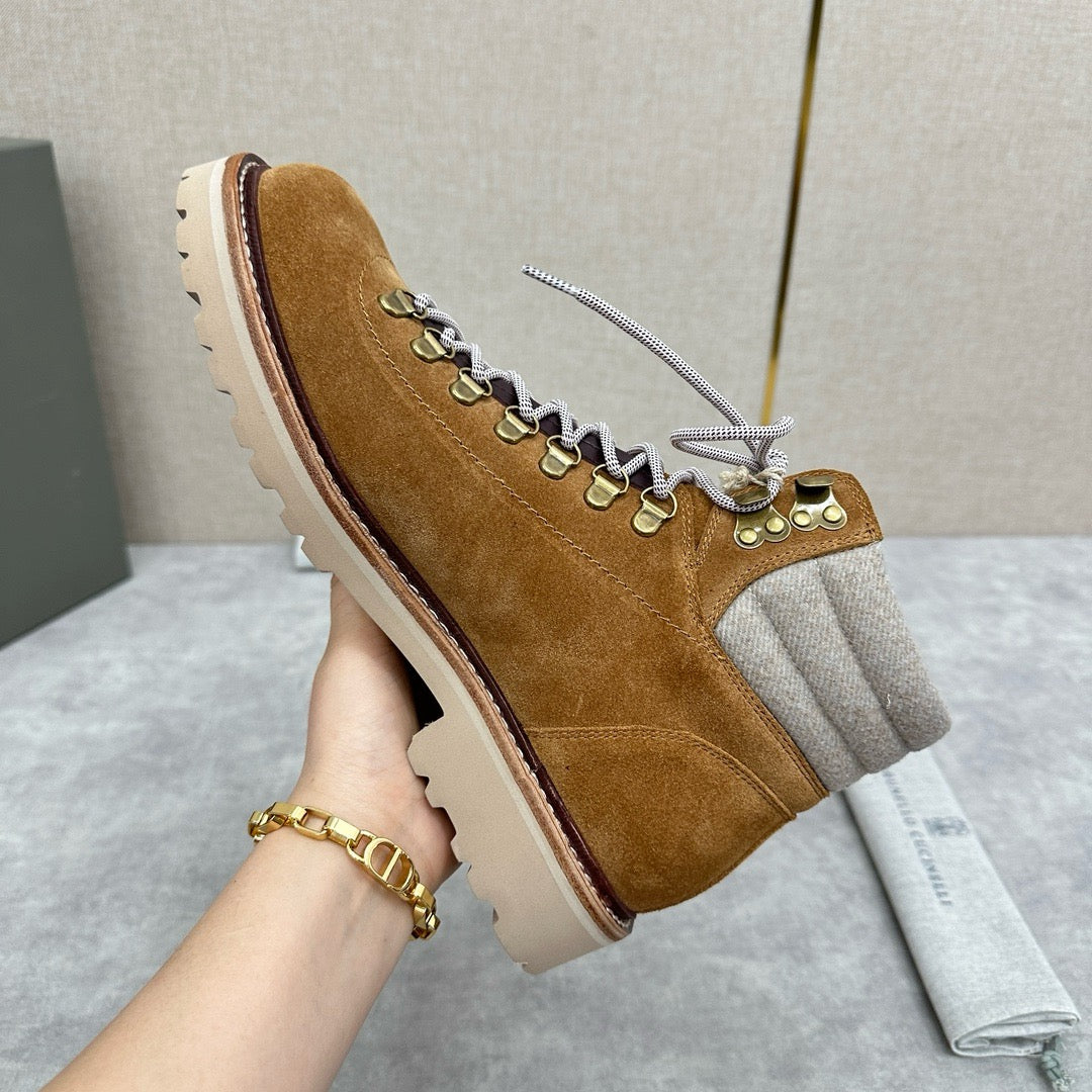 Brown and Dark brown Shoes