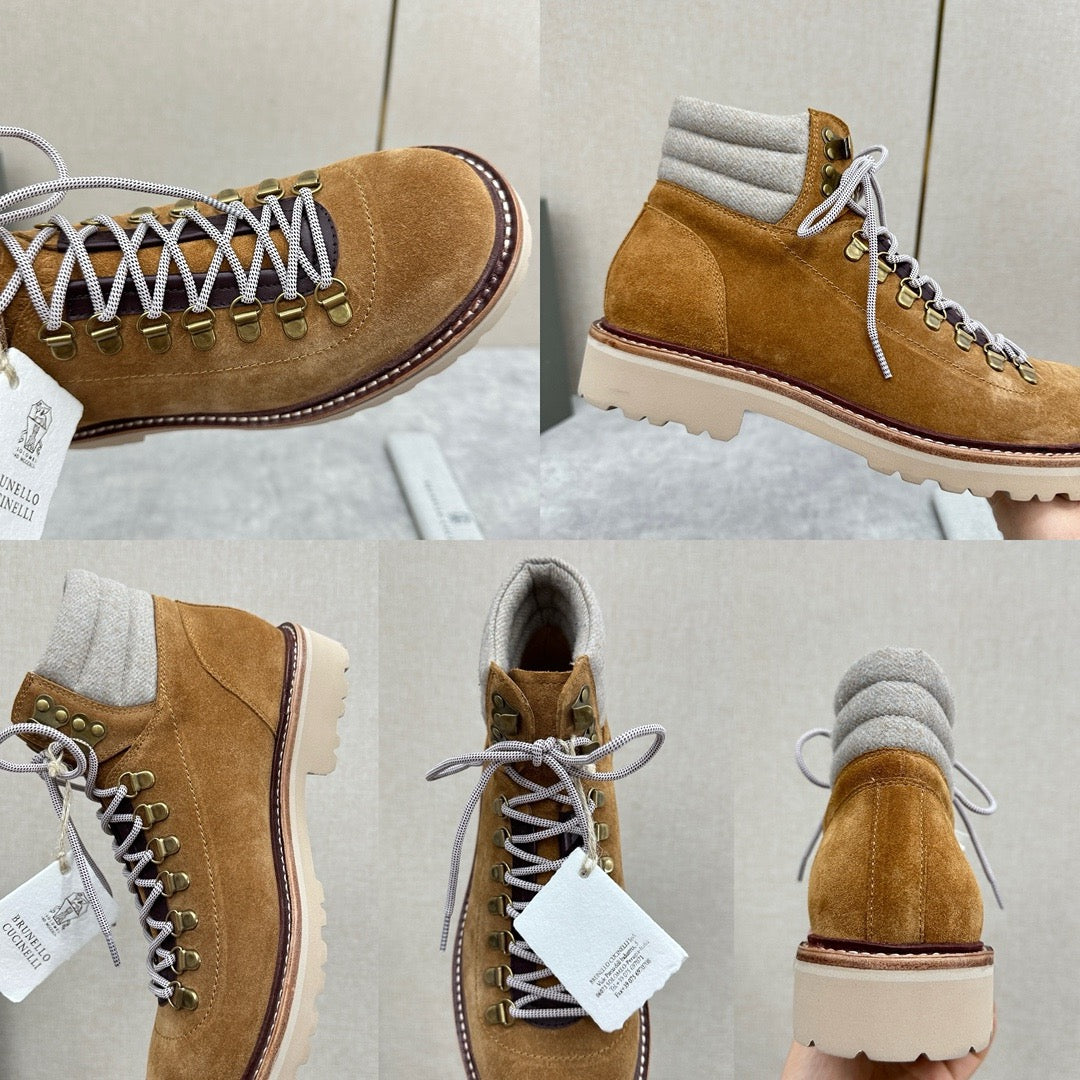 Brown and Dark brown Shoes