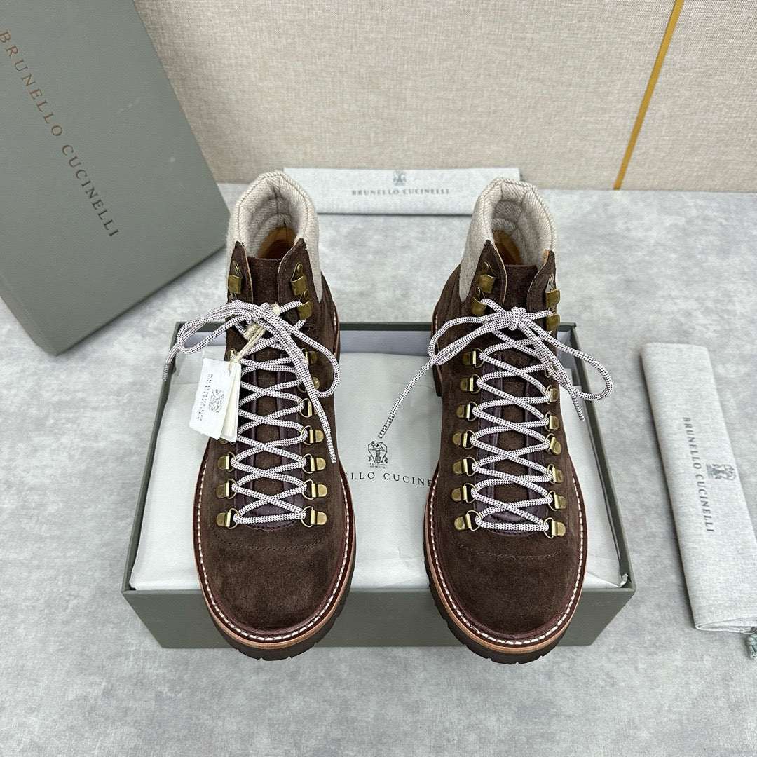 Brown and Dark brown Shoes