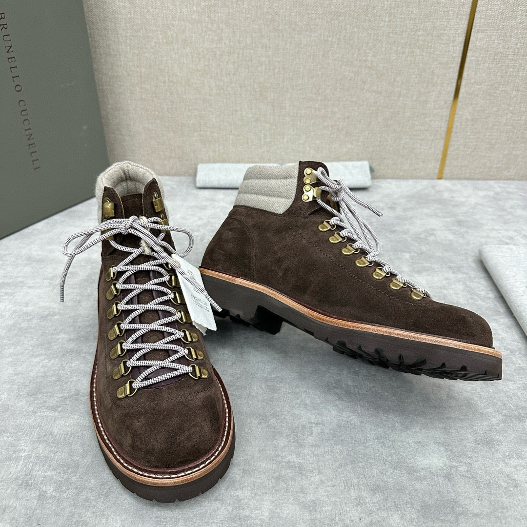 Brown and Dark brown Shoes