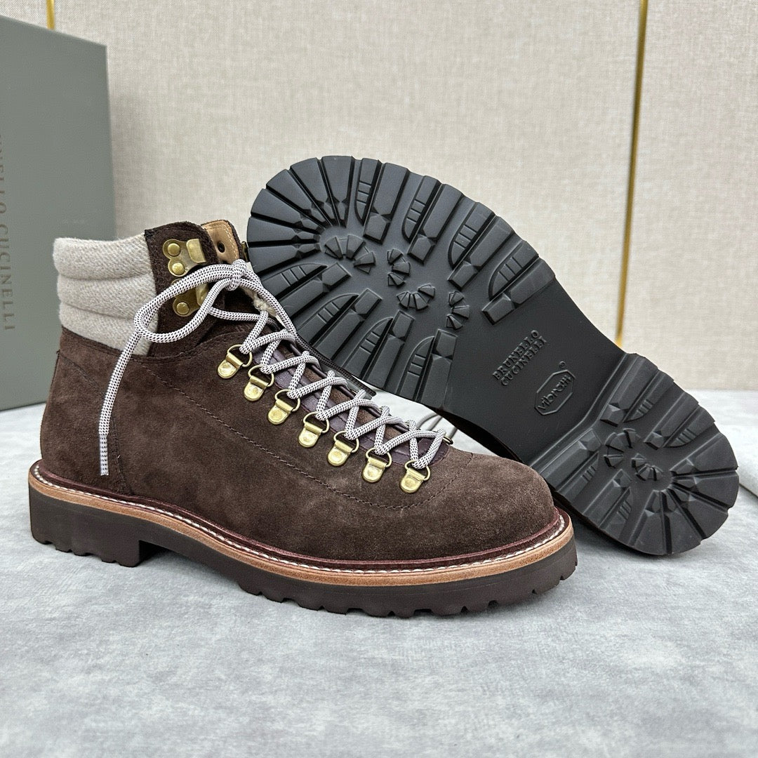 Brown and Dark brown Shoes