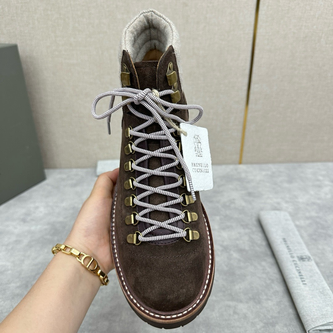 Brown and Dark brown Shoes