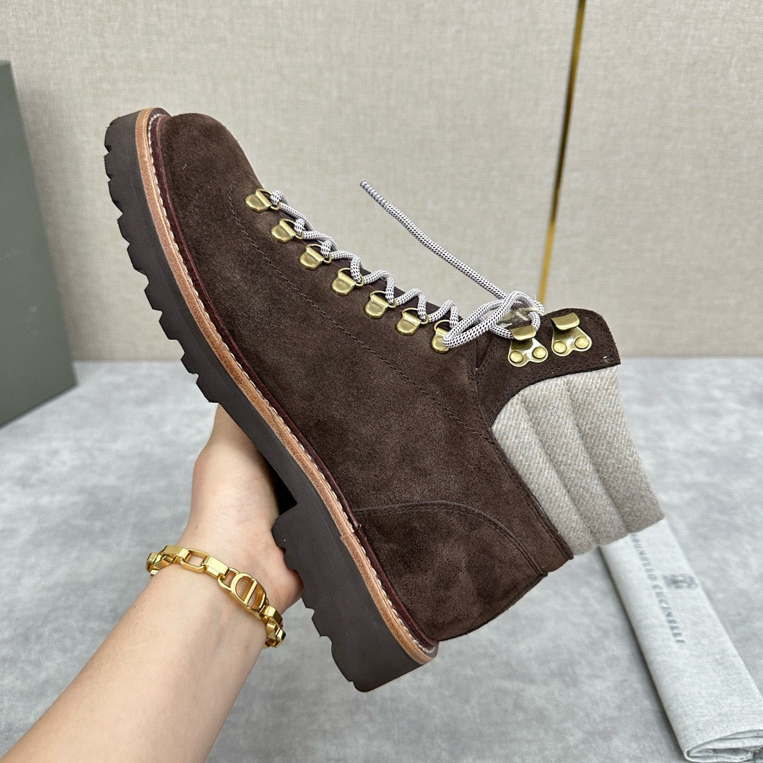 Brown and Dark brown Shoes