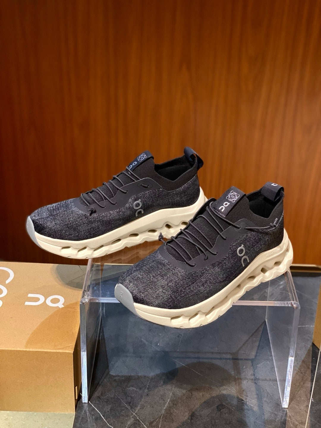 Blue and Black Shoes - FashionHype.xyz