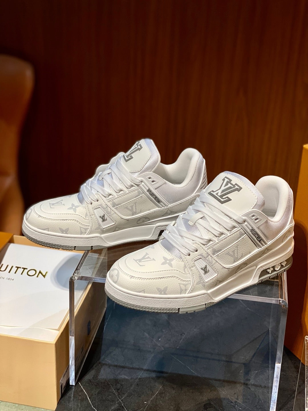 White and Blue Shoes - FashionHype.xyz