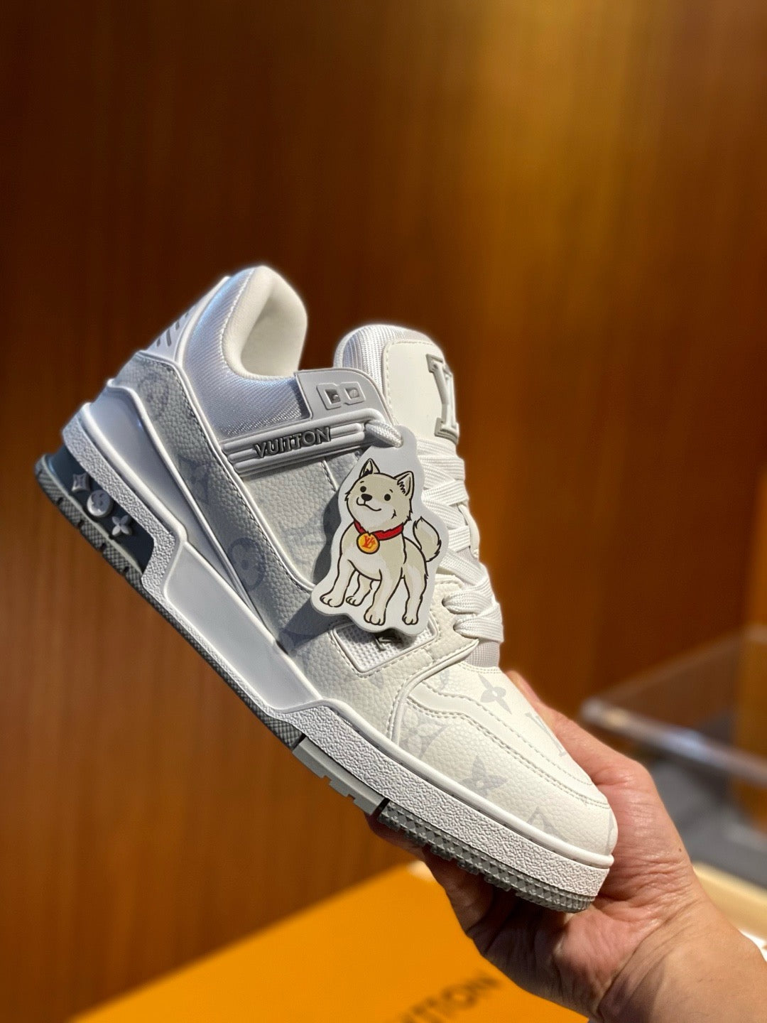 White and Blue Shoes - FashionHype.xyz