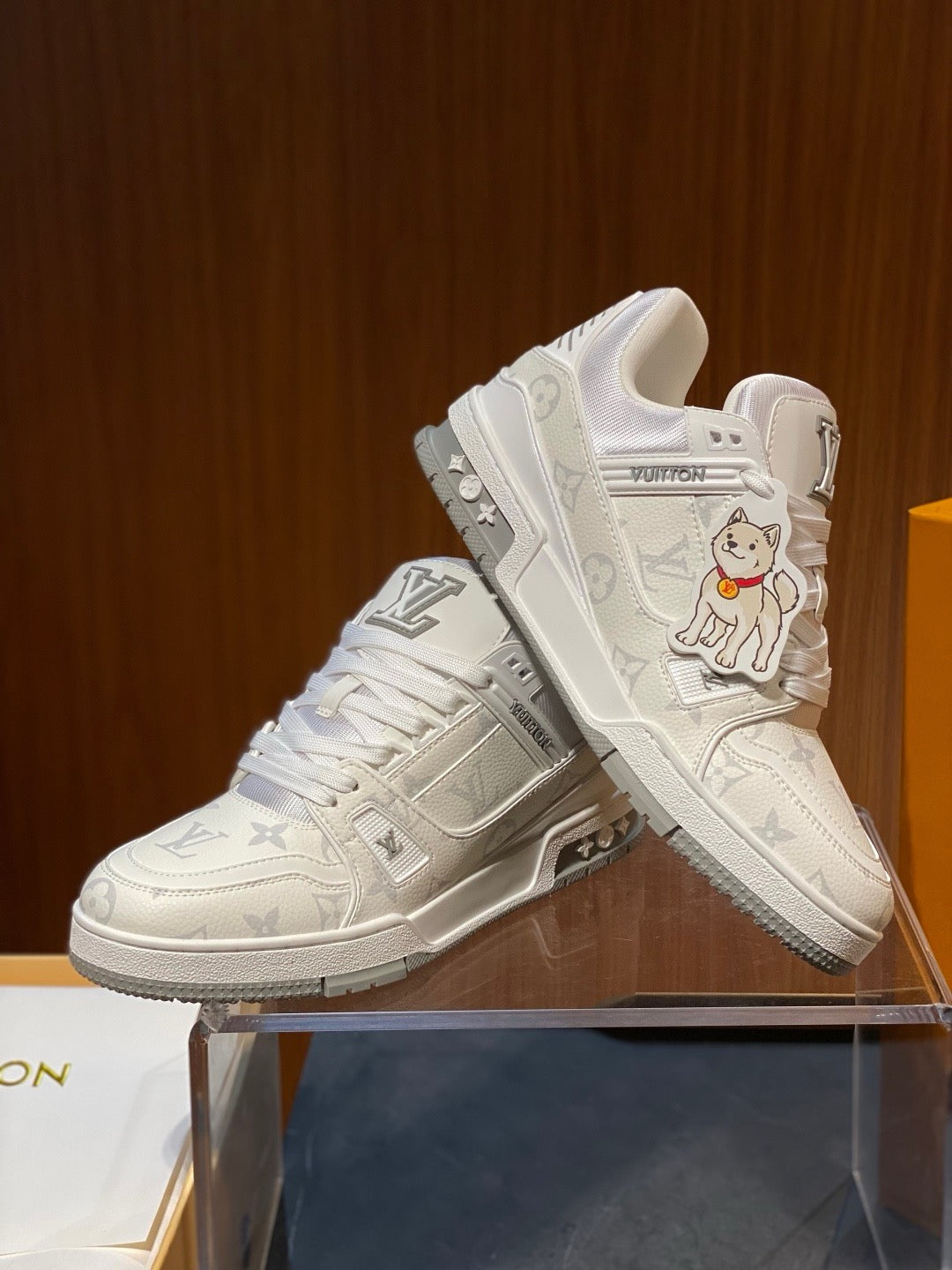 White and Blue Shoes - FashionHype.xyz