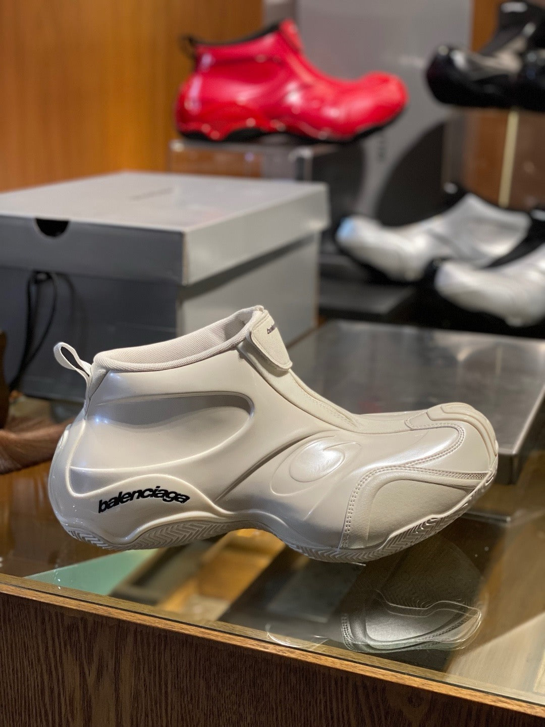 White and Black Shoes