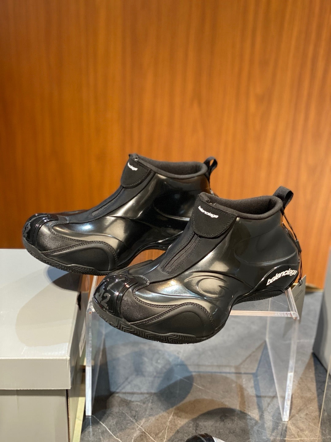 White and Black Shoes