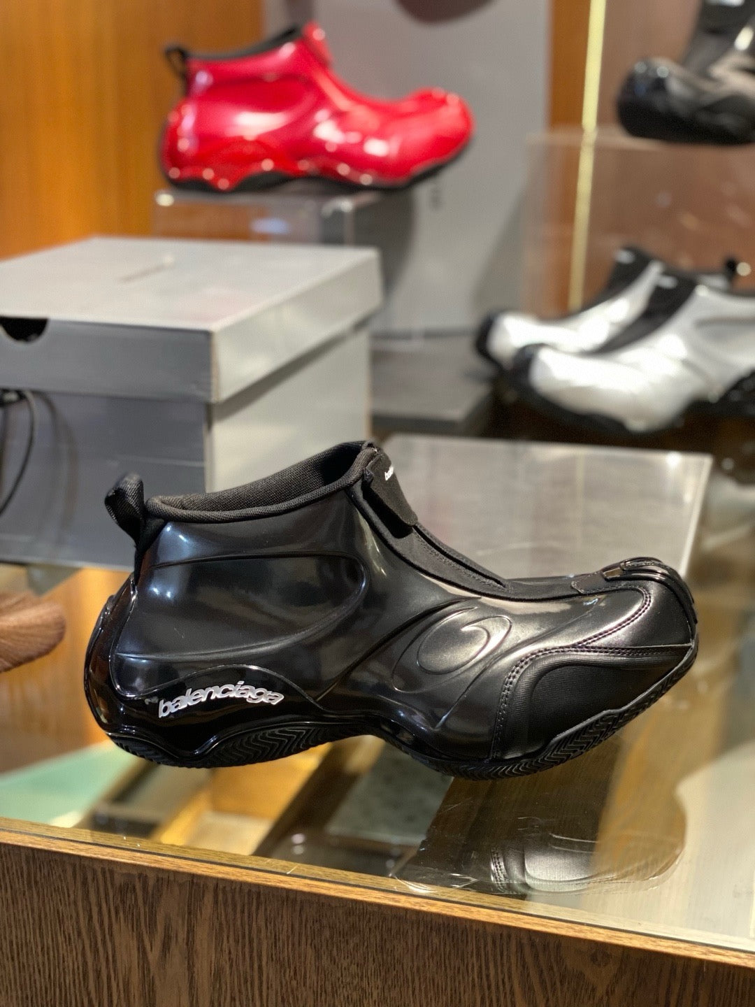 White and Black Shoes