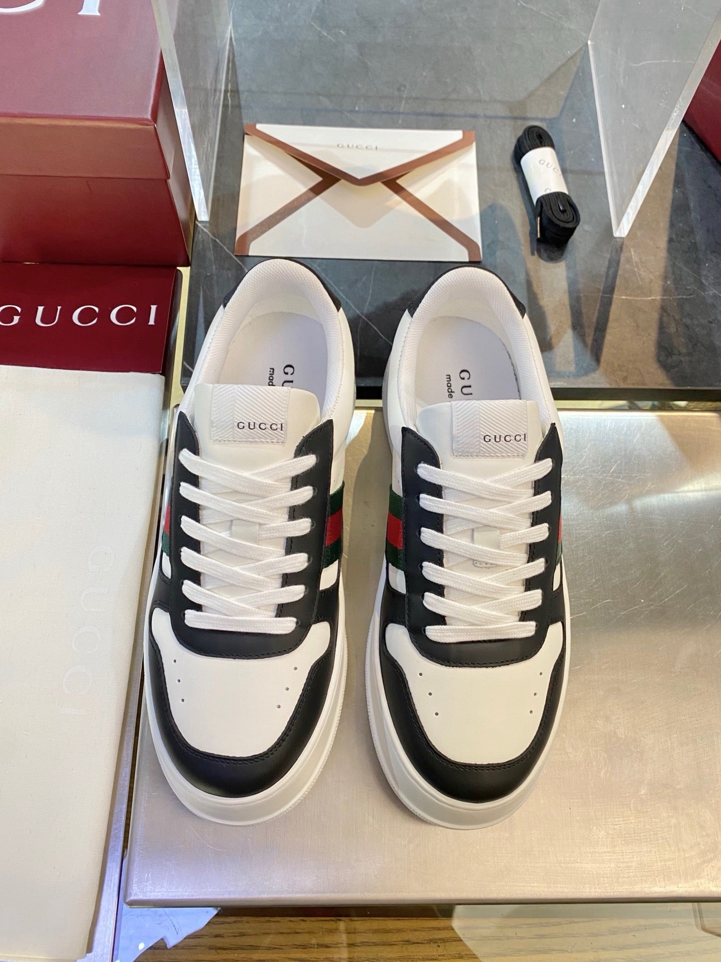 Black and White Shoes