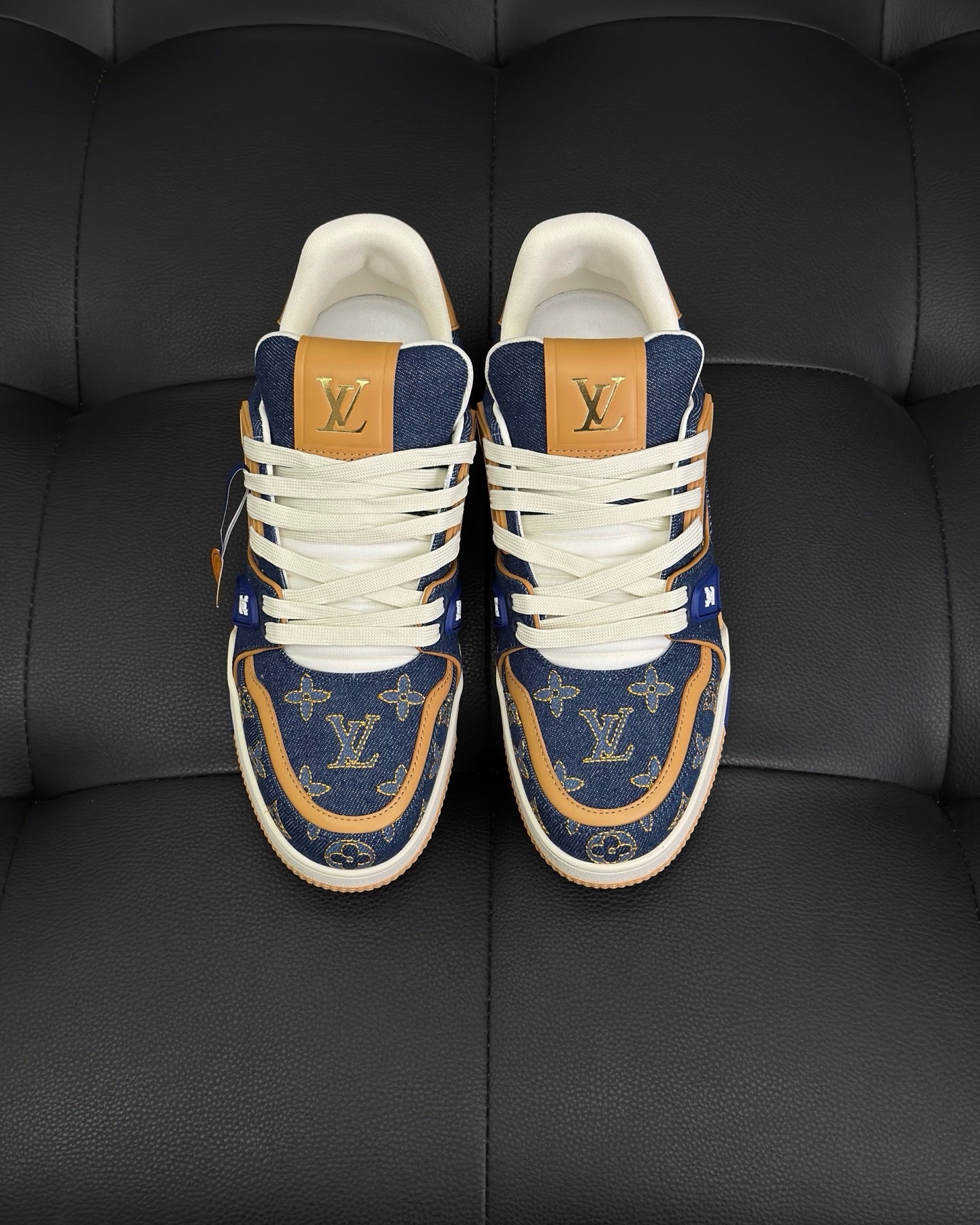 Blue white Shoes