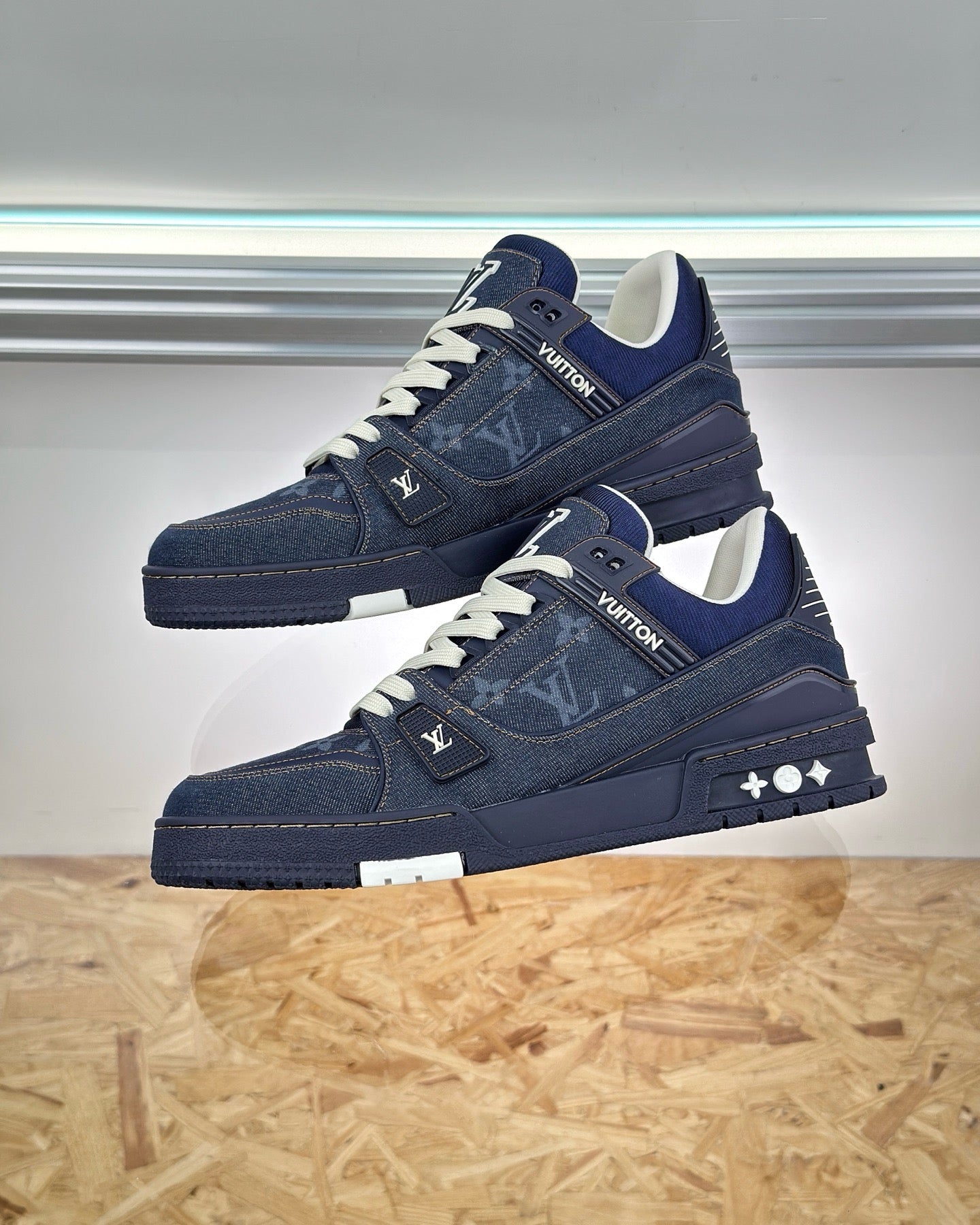 Brown, Black and Blue Shoes - FashionHype.xyz