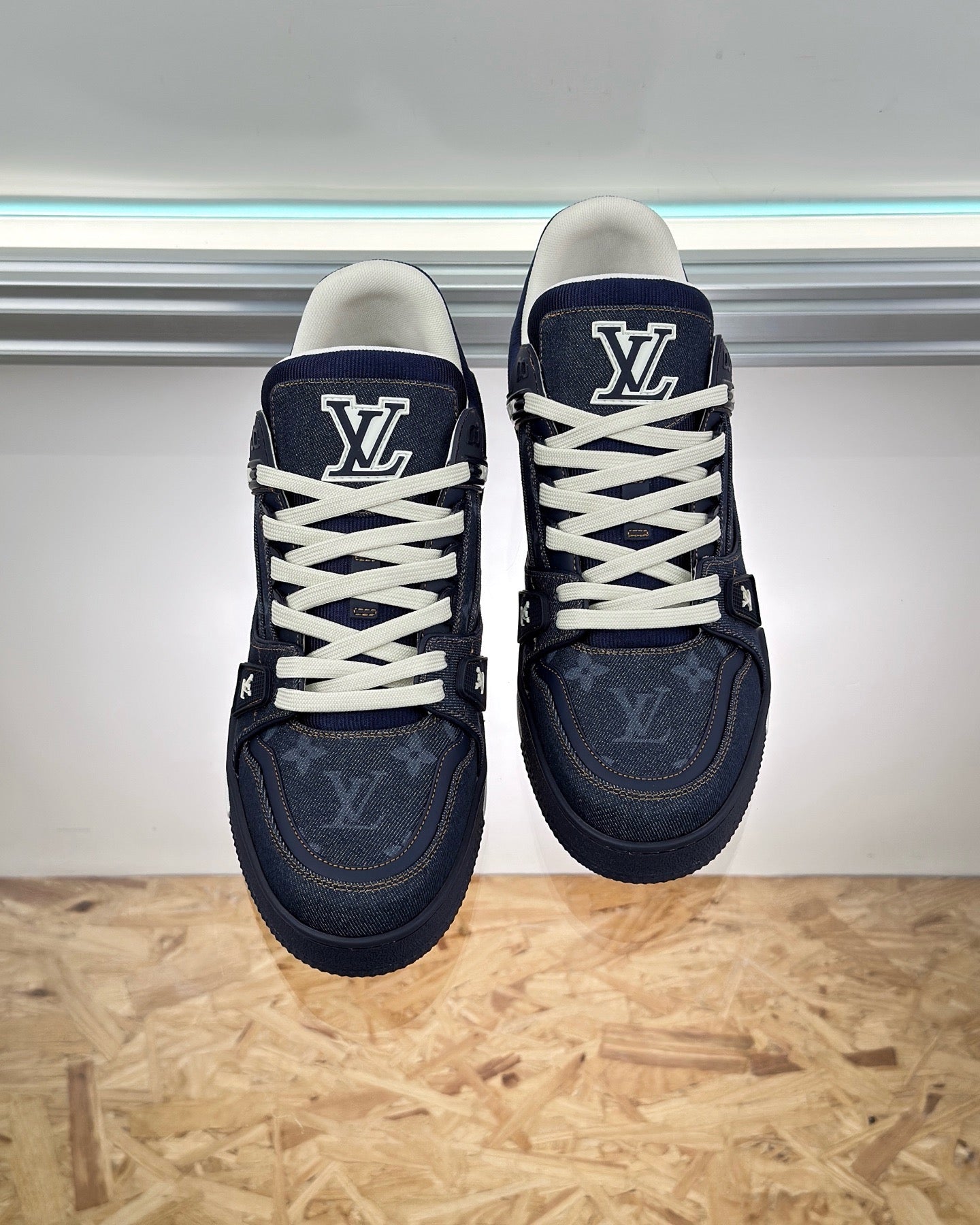 Brown, Black and Blue Shoes - FashionHype.xyz