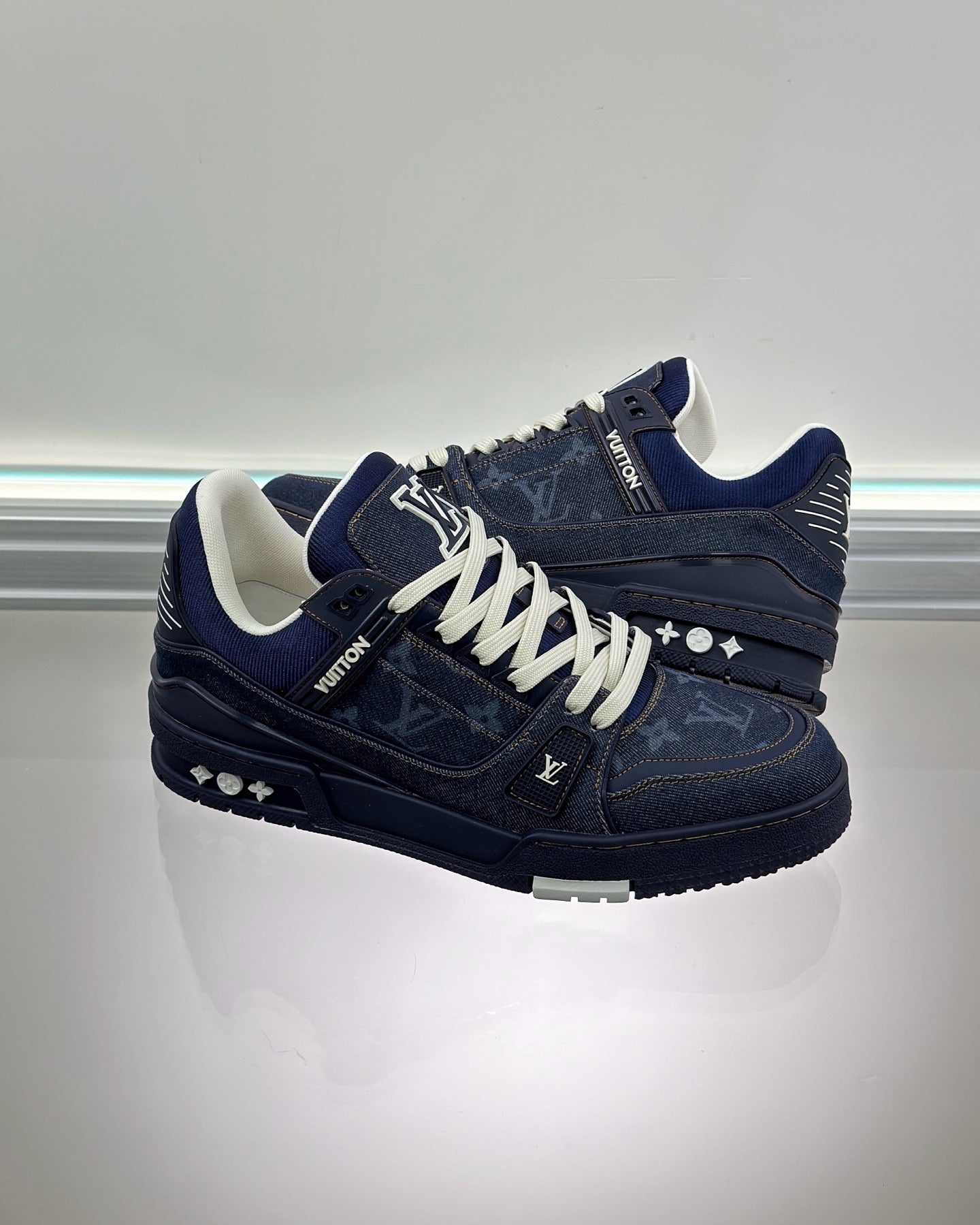 Brown, Black and Blue Shoes - FashionHype.xyz