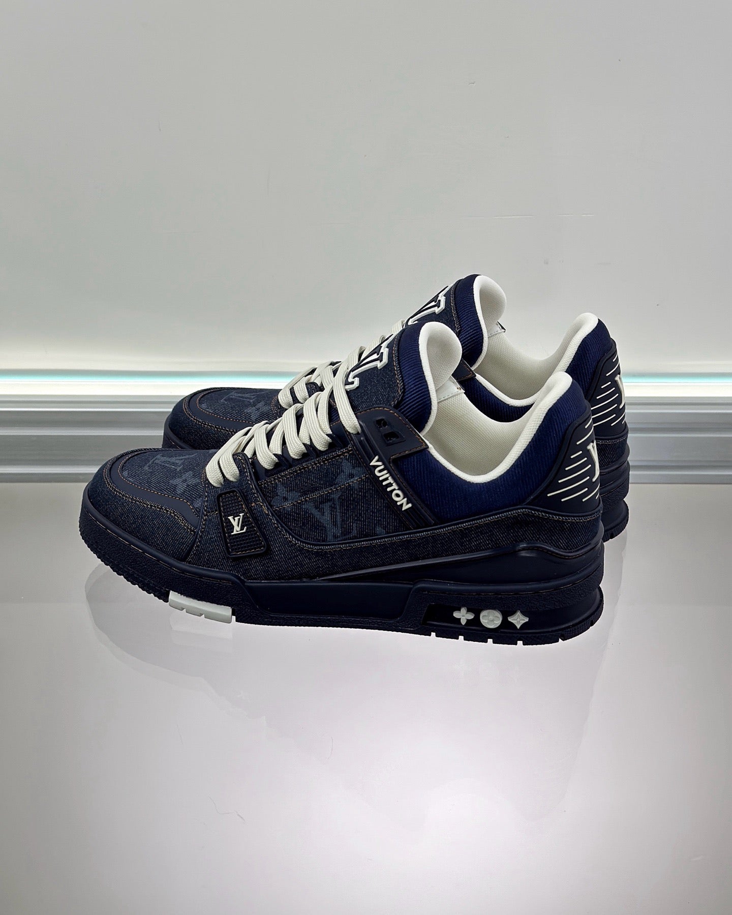 Brown, Black and Blue Shoes - FashionHype.xyz