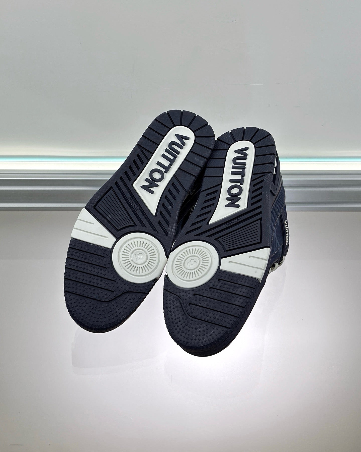 Brown, Black and Blue Shoes - FashionHype.xyz