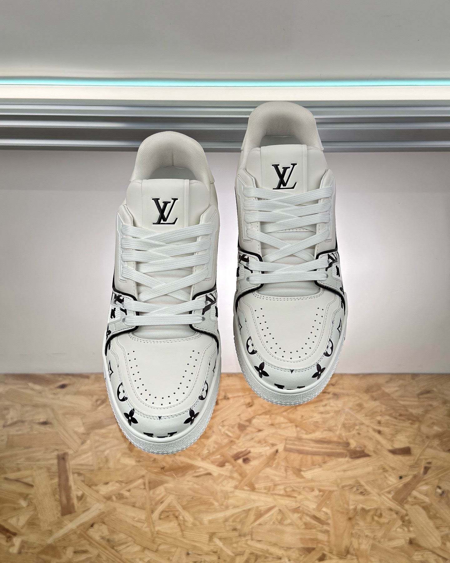 White and Black Shoes