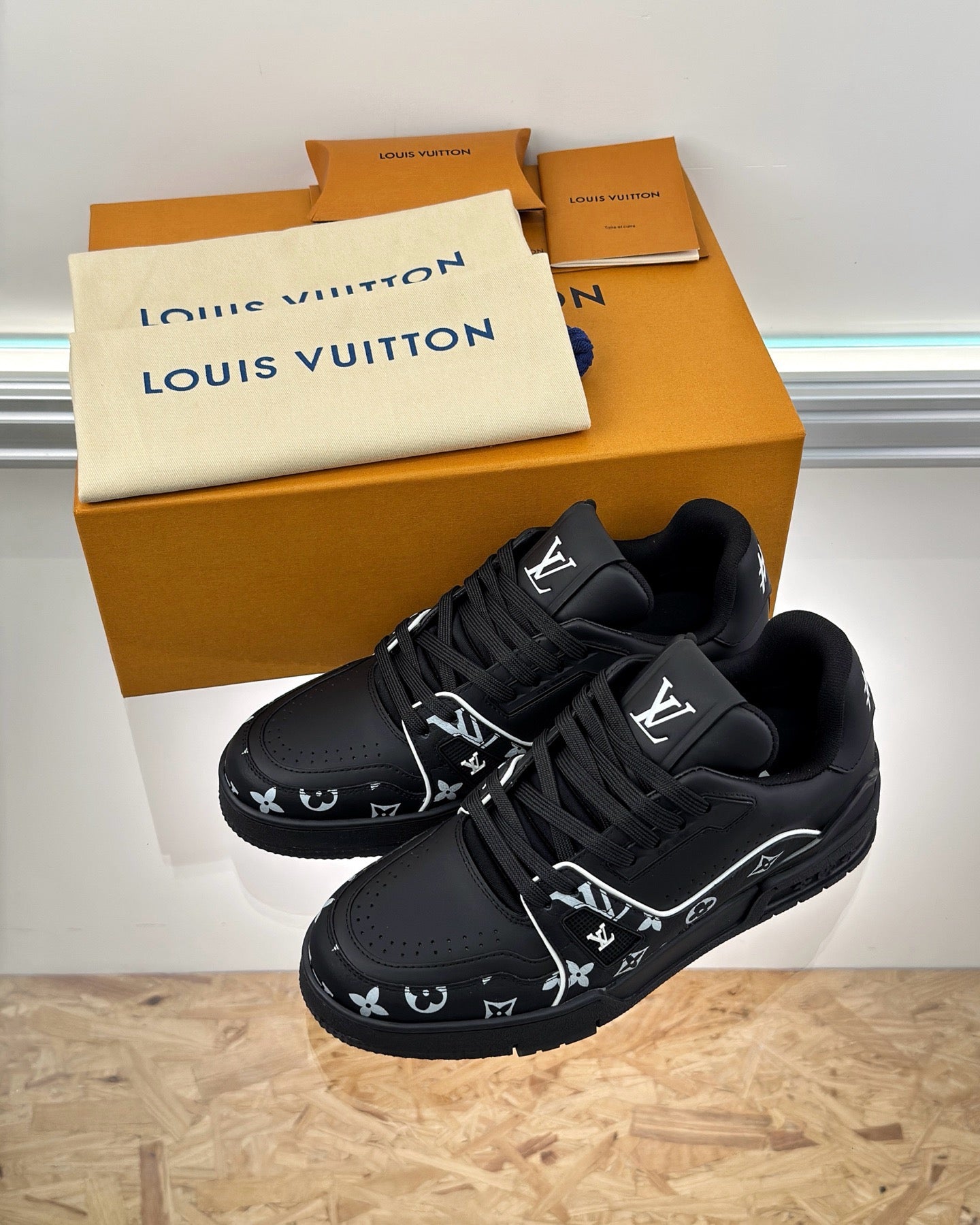 White and Black Shoes