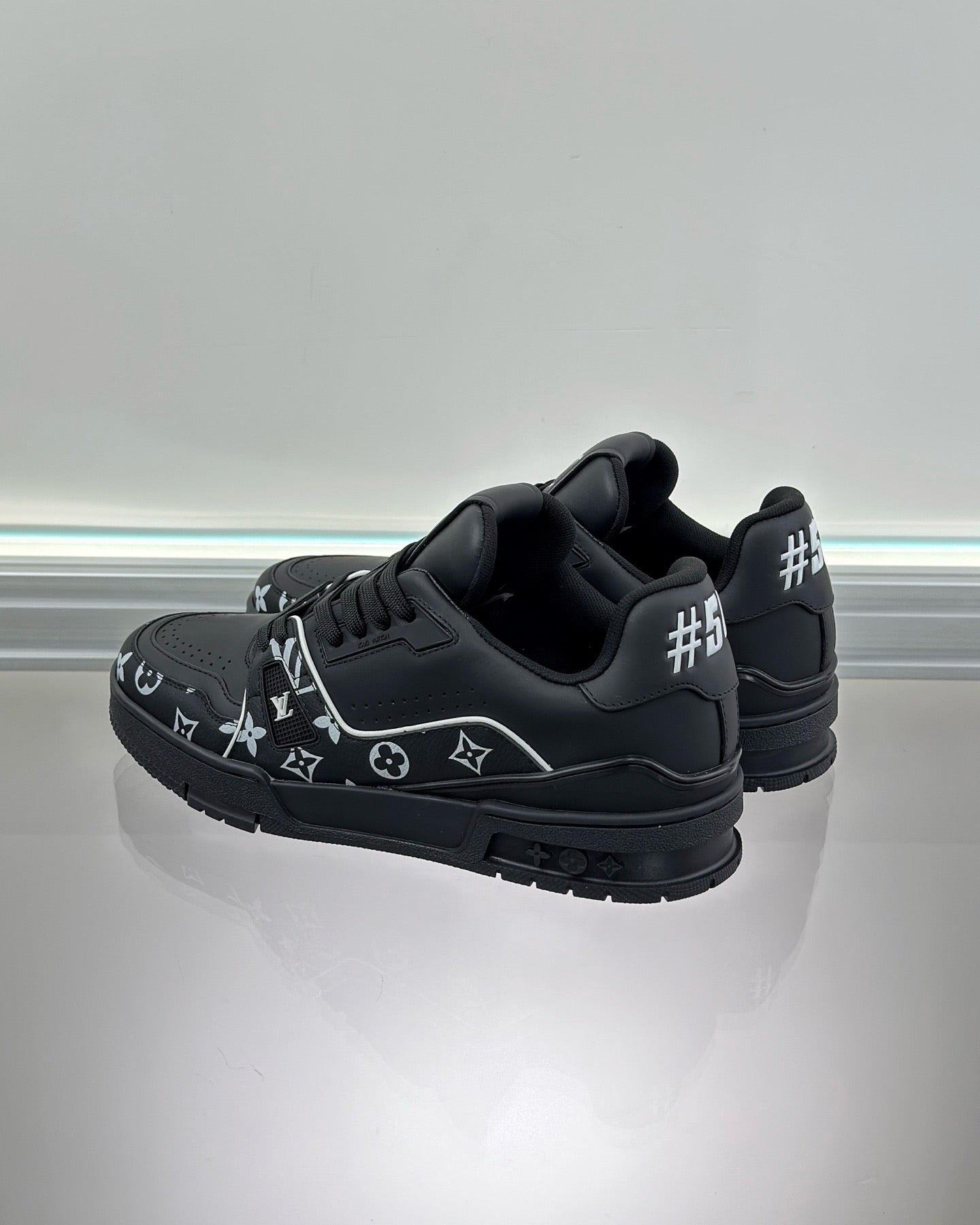 White and Black Shoes