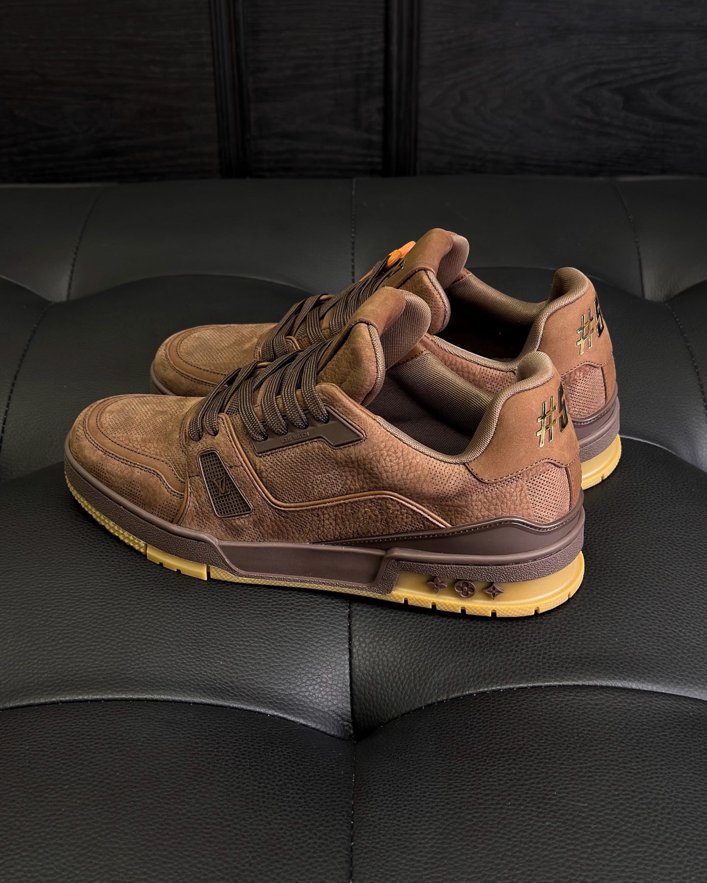 Grey and Brown Shoes - FashionHype.xyz