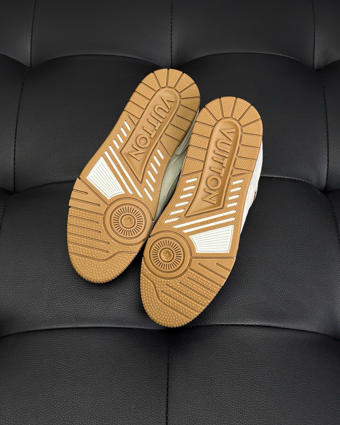 White, Black, Grey and Brown Shoes