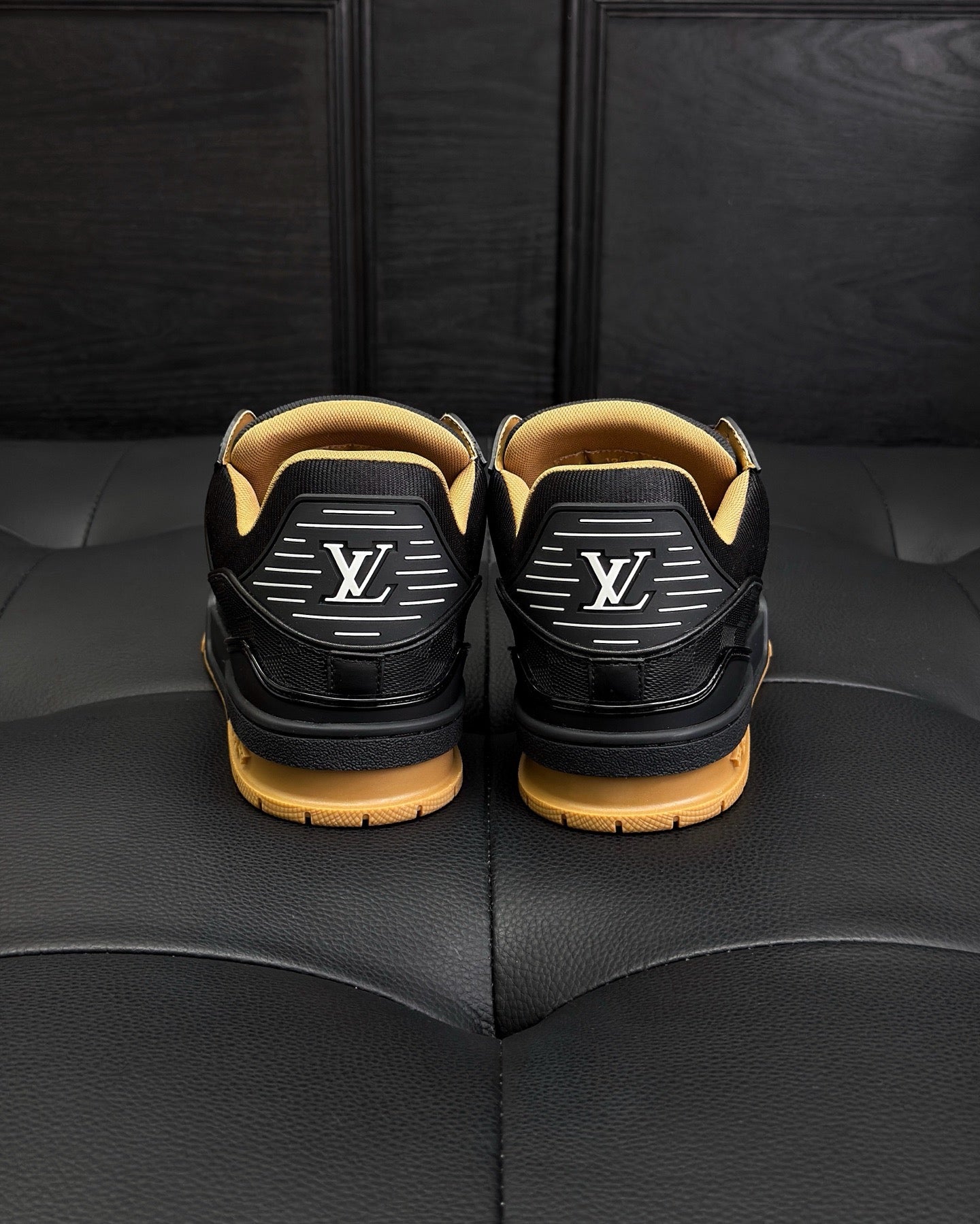 White, Black, Grey and Brown Shoes