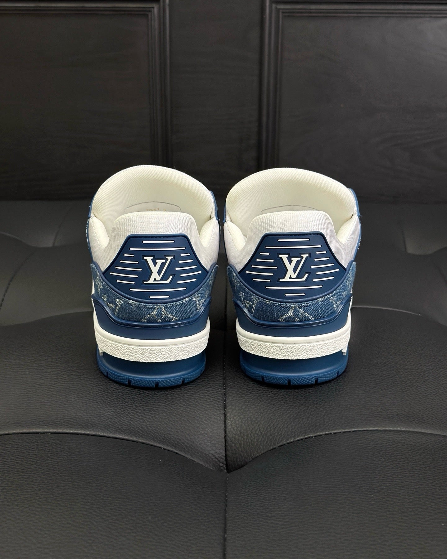 White blue and White Black Shoes - FashionHype.xyz