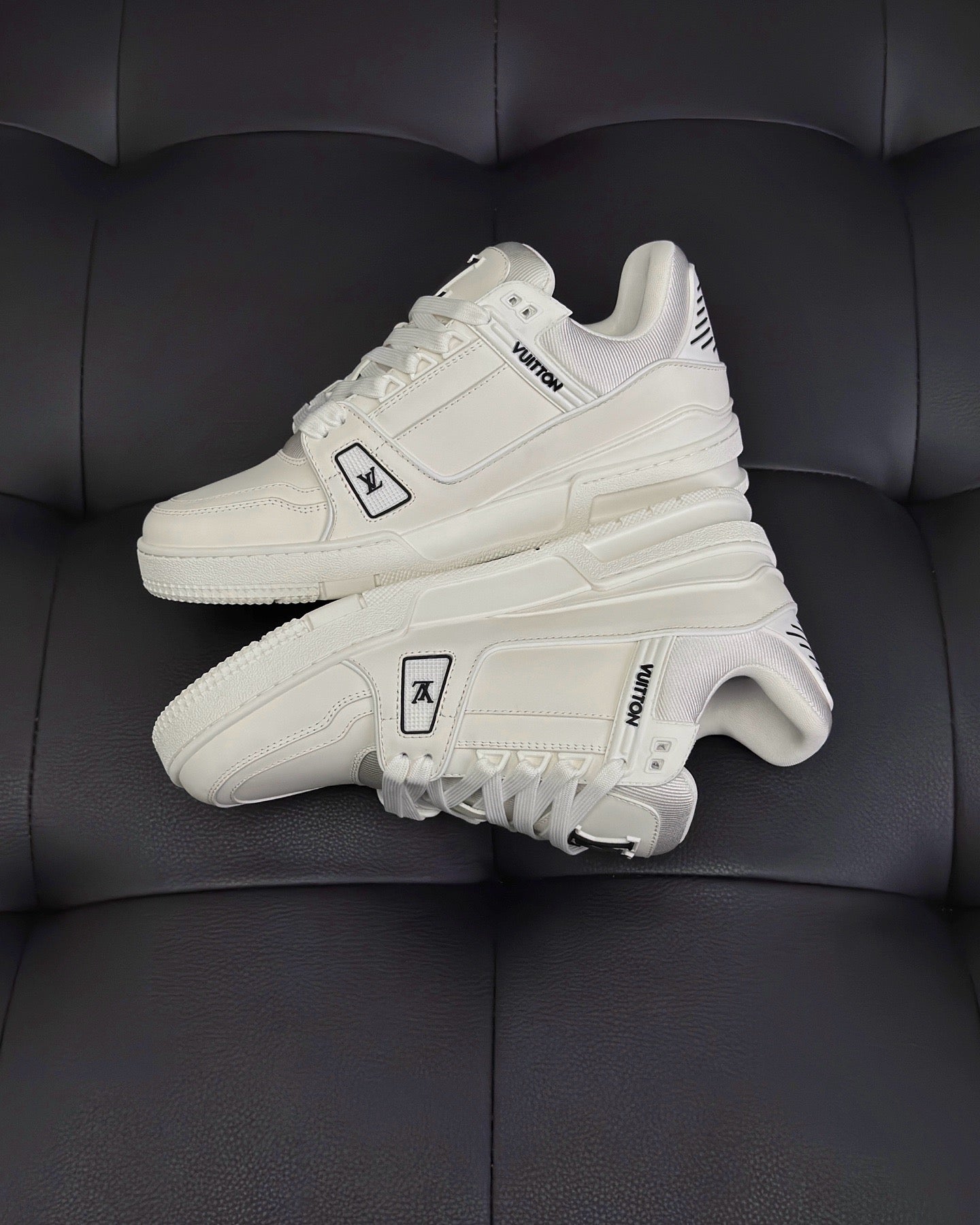 White and Black Shoes - FashionHype.xyz